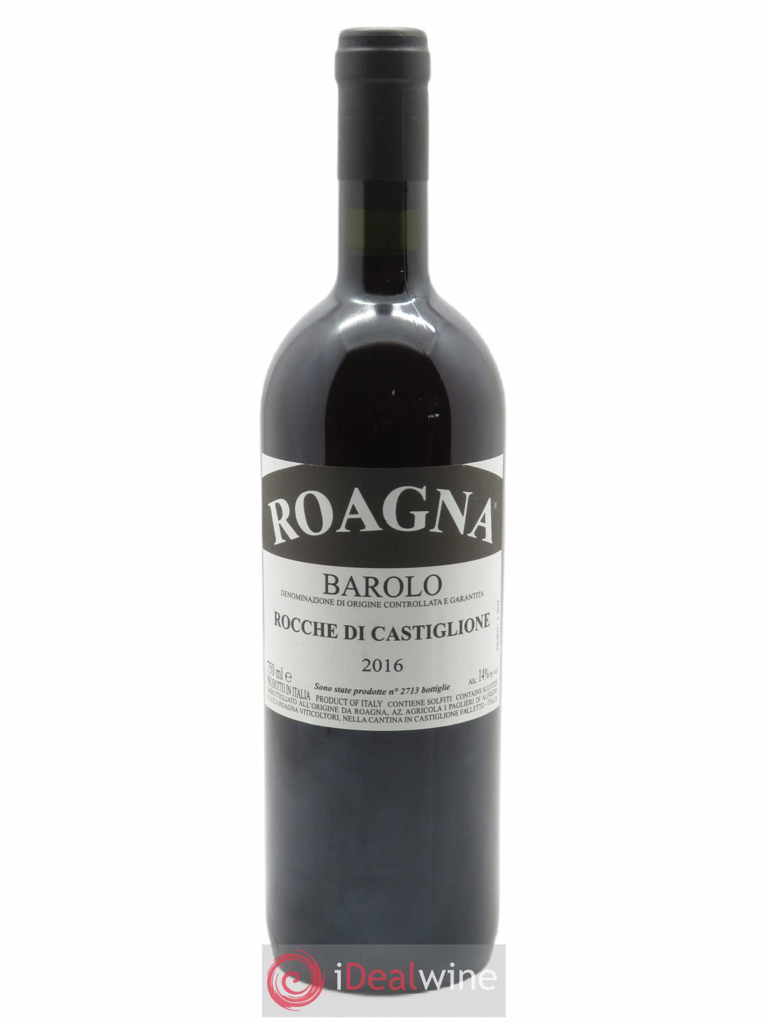 Barolo DOCG Rocche di Castiglione Roagna 2016 - Lot de 1 bouteille - 0