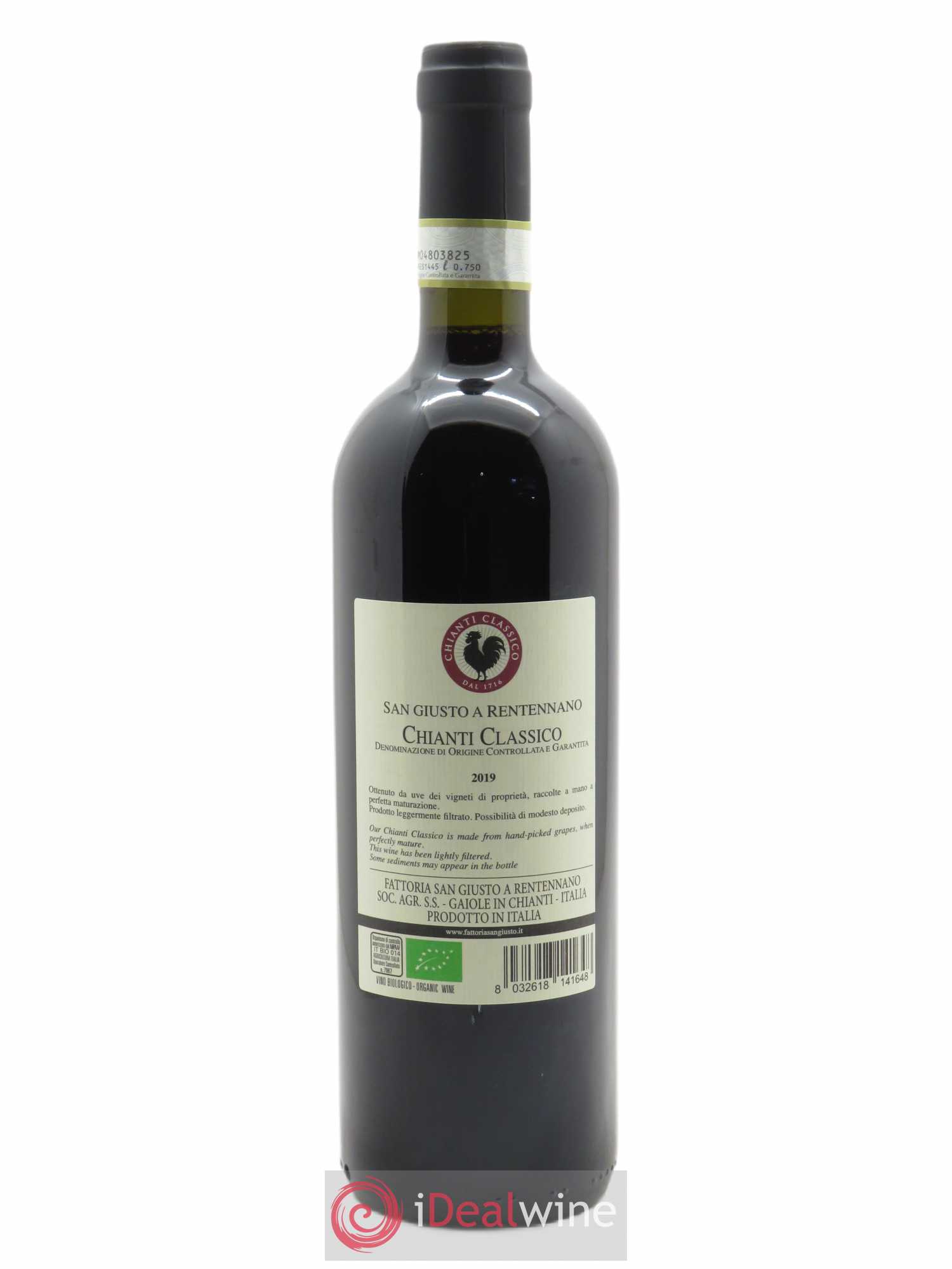 Chianti Classico DOCG San Giusto A Rentennano Famille Martini di Cigala 2019 - Lot of 1 bottle - 1