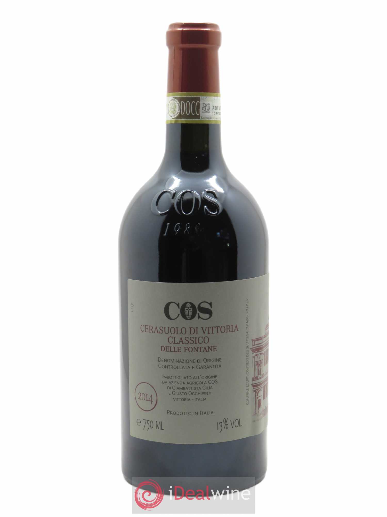 Cerasuolo di Vittoria Classico DOCG Azienda Agricola Cos 2014 - Lot de 1 bouteille - 0