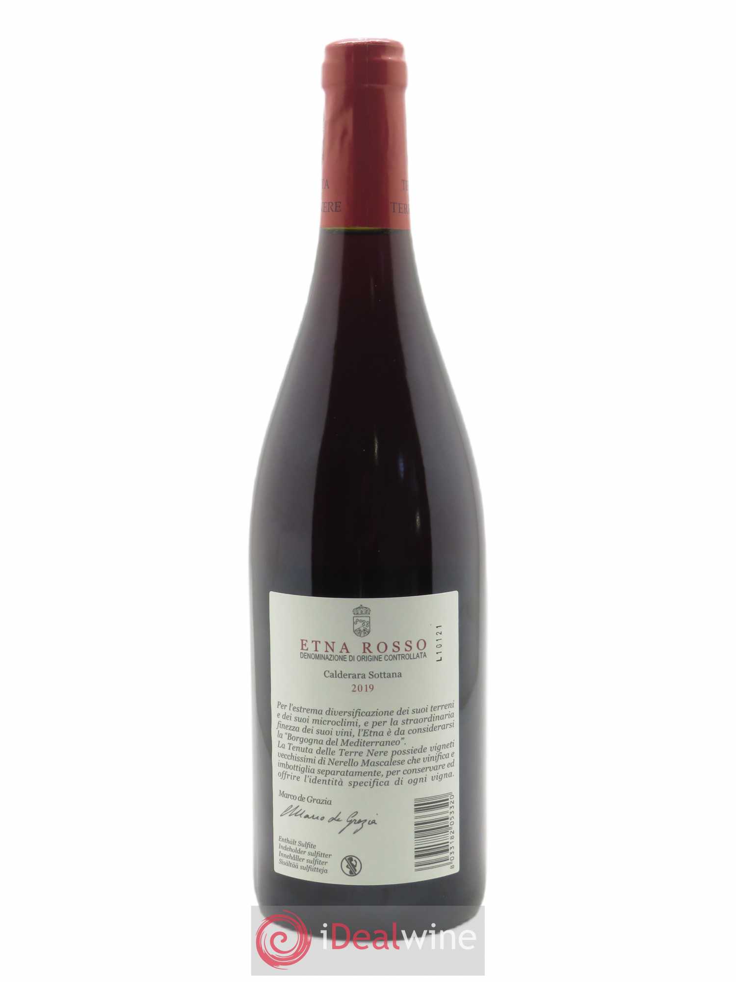 Etna Rosso DOC Tenuta delle Terre Nere Calderara Sottana 2019 - Lotto di 1 bottiglia - 1