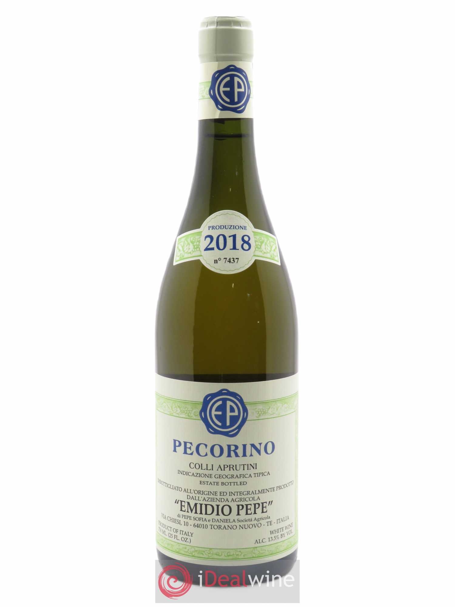 Colli Aprutini IGT Pecorino Emidio Pepe 2018 - Lot de 1 bouteille - 0