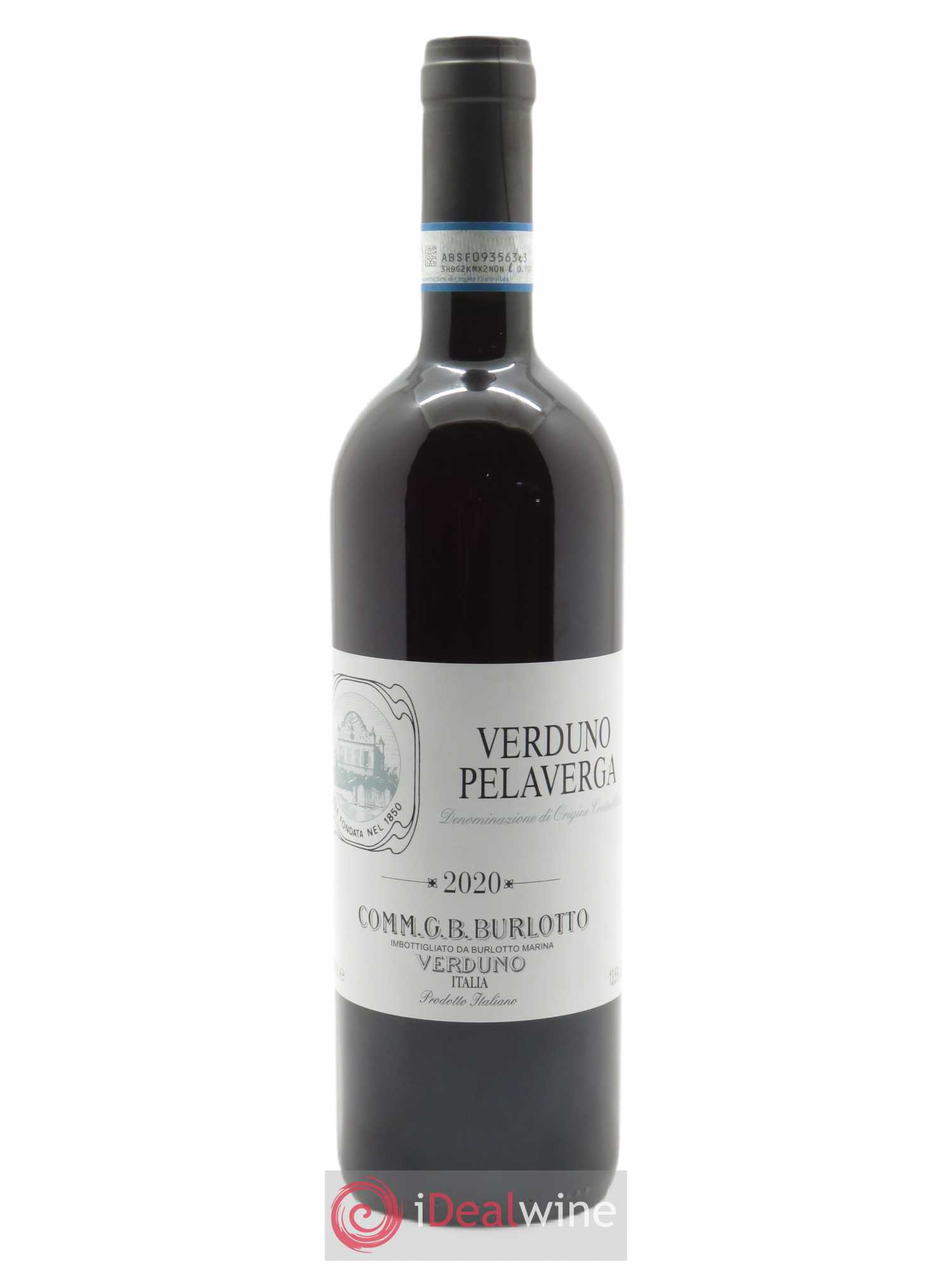 Verduno Pelaverga DOC Comm. Giovan Battista Burlotto 2020 - Lot de 1 bouteille - 0