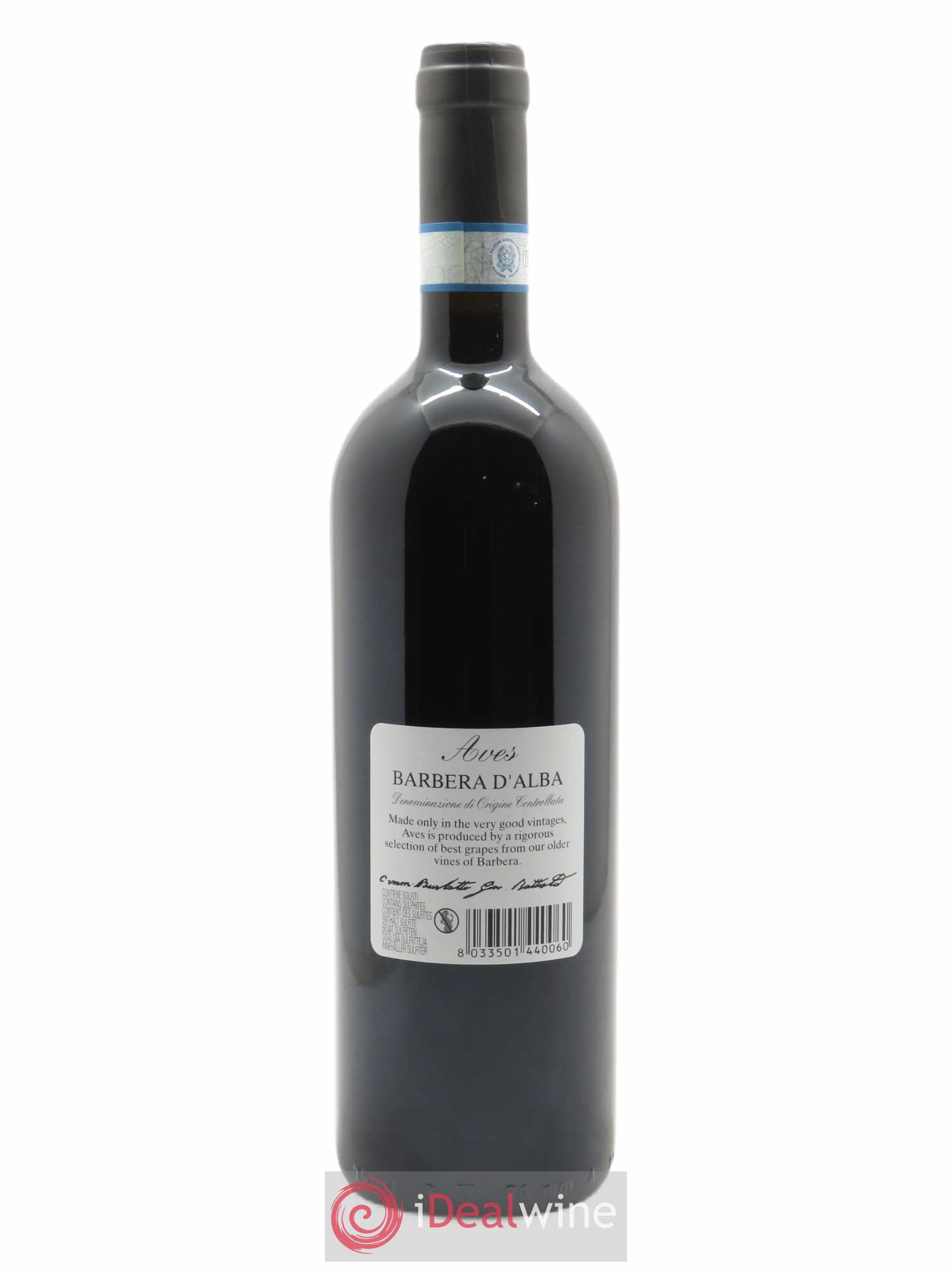 Barbera d'Alba DOC Aves Comm. Giovan Battista Burlotto 2020 - Lot de 1 bouteille - 1