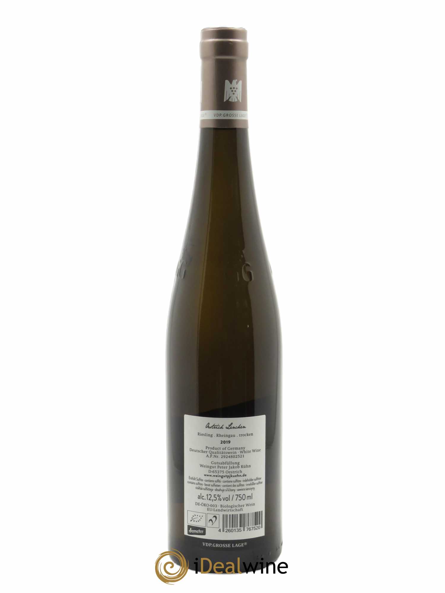 Rheingau Peter Jakob Kühn Lenchen Grosses Gewächs Trocken 2019 - Lot of 1 bottle - 1