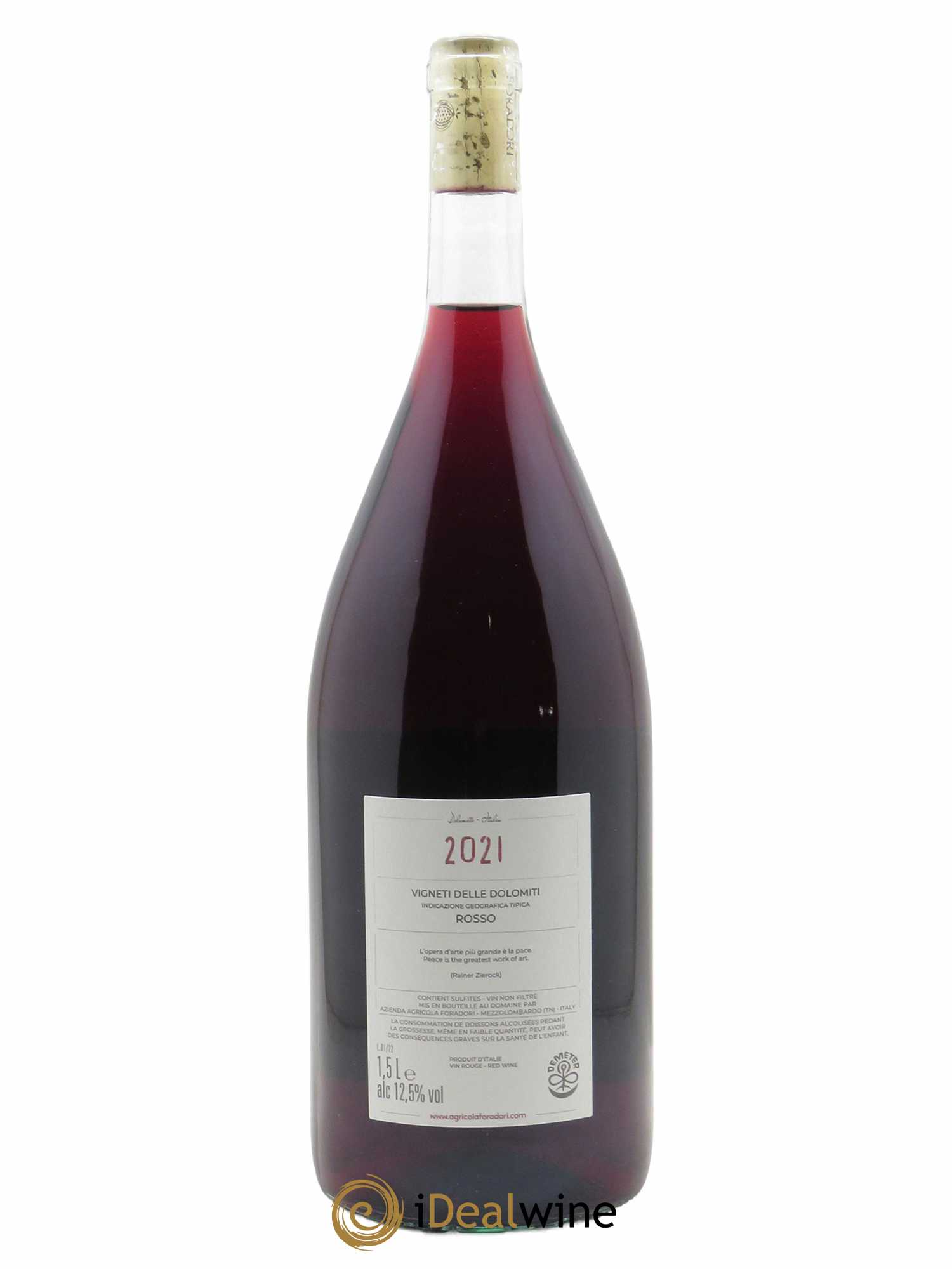 Vigneti delle Dolomiti IGT Lezèr Elisabetta Foradori 2021 - Lot of 1 magnum - 2