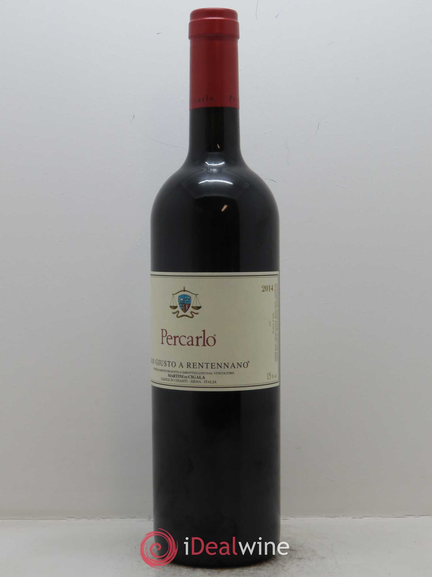 Toscana IGT San Giusto a Rentennano Percarlo Famille Martini di Cigala 2014 - Lot de 1 bouteille - 1