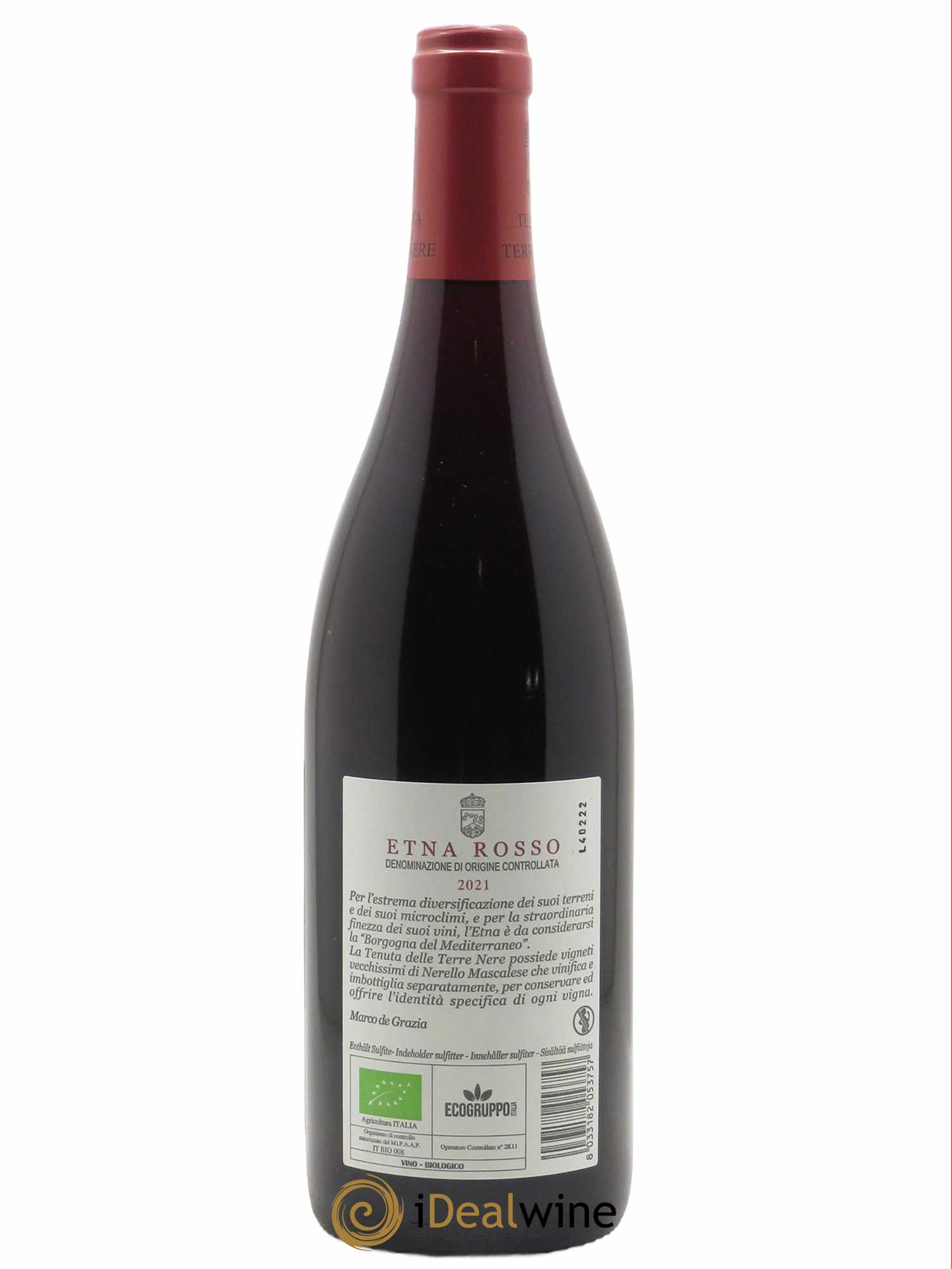 Etna Rosso DOC Tenuta delle Terre Nere 2021 - Lot of 1 bottle - 1