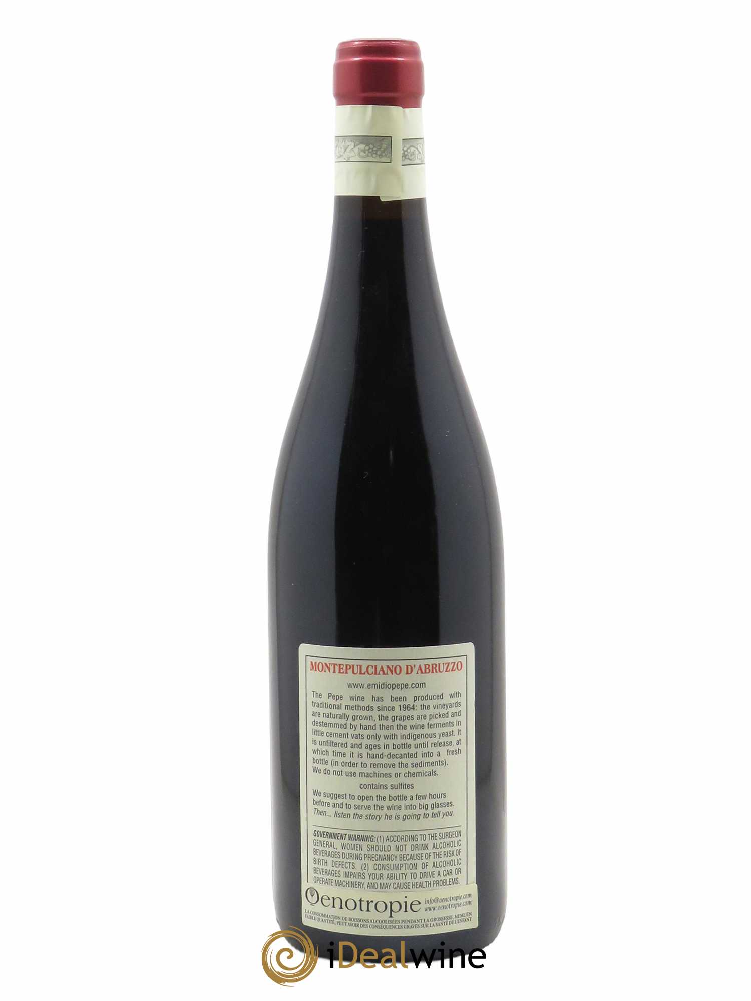 Montepulciano d'Abruzzo DOC Emidio Pepe 2018 - Lot de 1 bouteille - 1