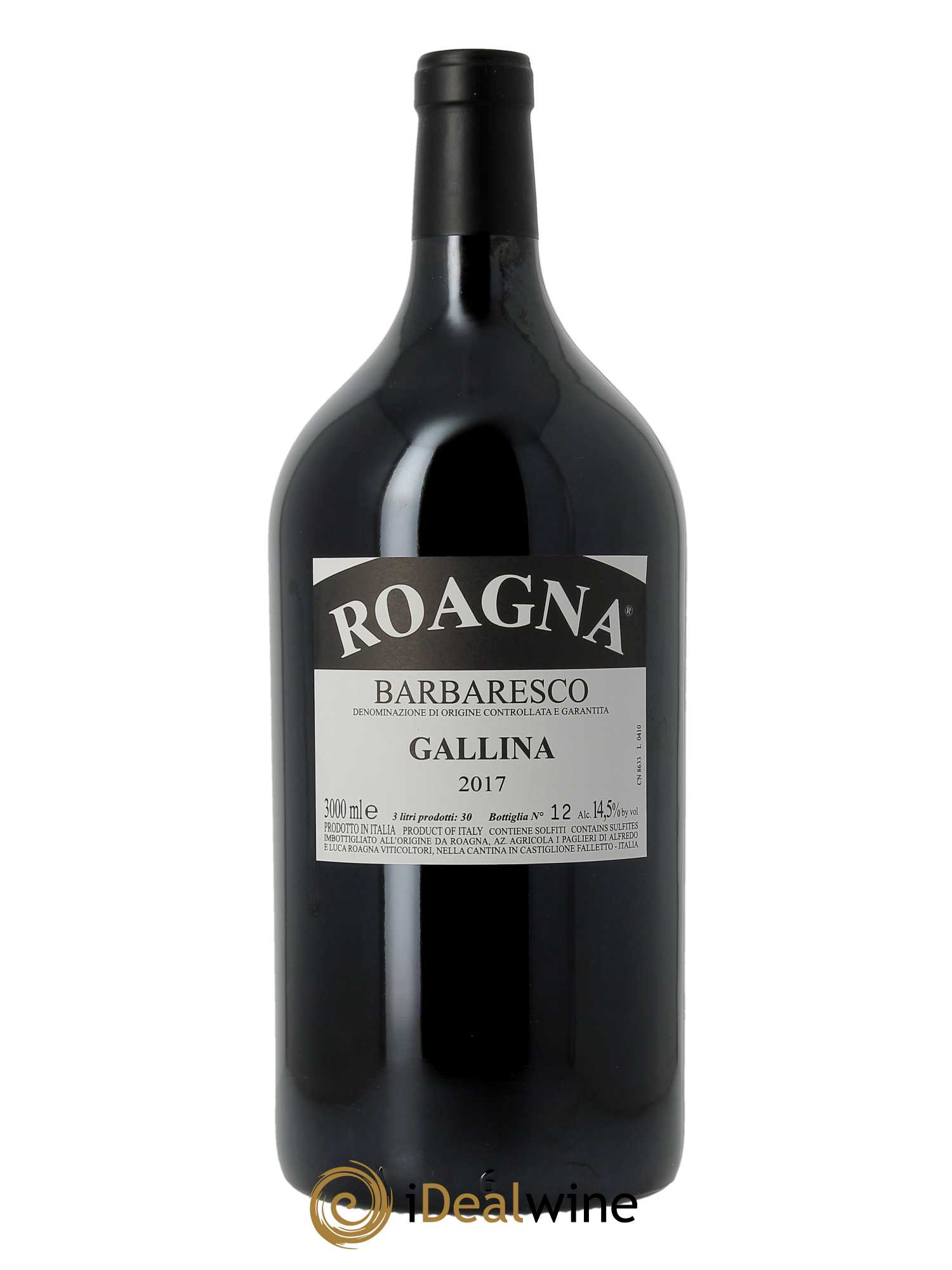 Barbaresco DOCG Gallina Roagna 2017 - Posten von 1 Doppel-Magnum - 1