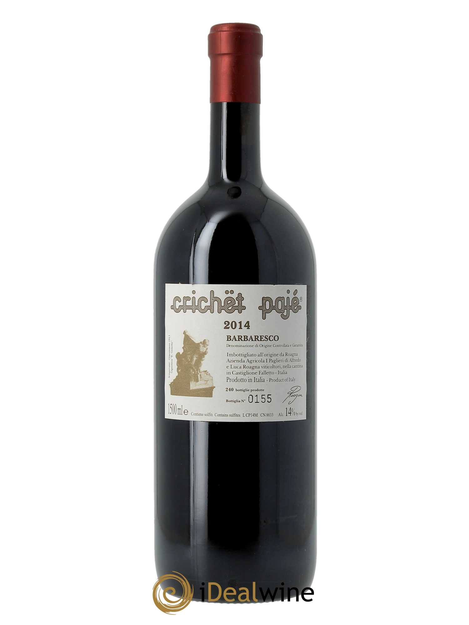 Barbaresco DOCG Crichet Pajé Roagna 2014 - Lot of 1 magnum - 1