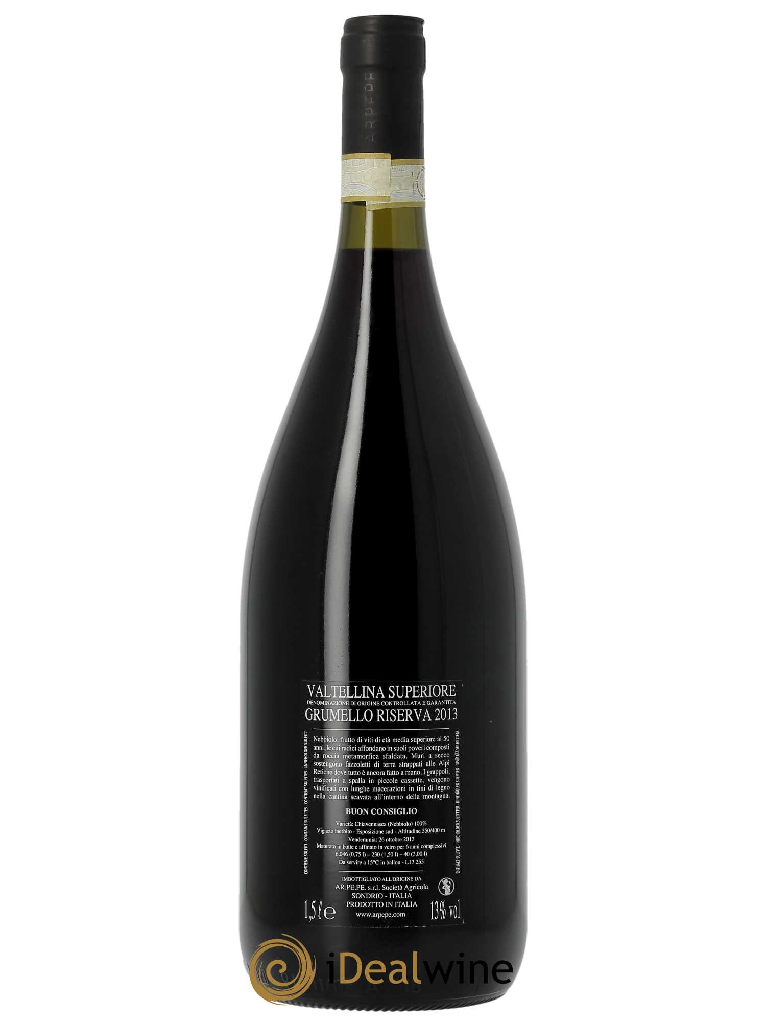 Valtellina Superiore DOCG Ar.Pe.Pe. Grumello Riserva Buon Consiglio 2013 - Lot of 1 magnum - 1