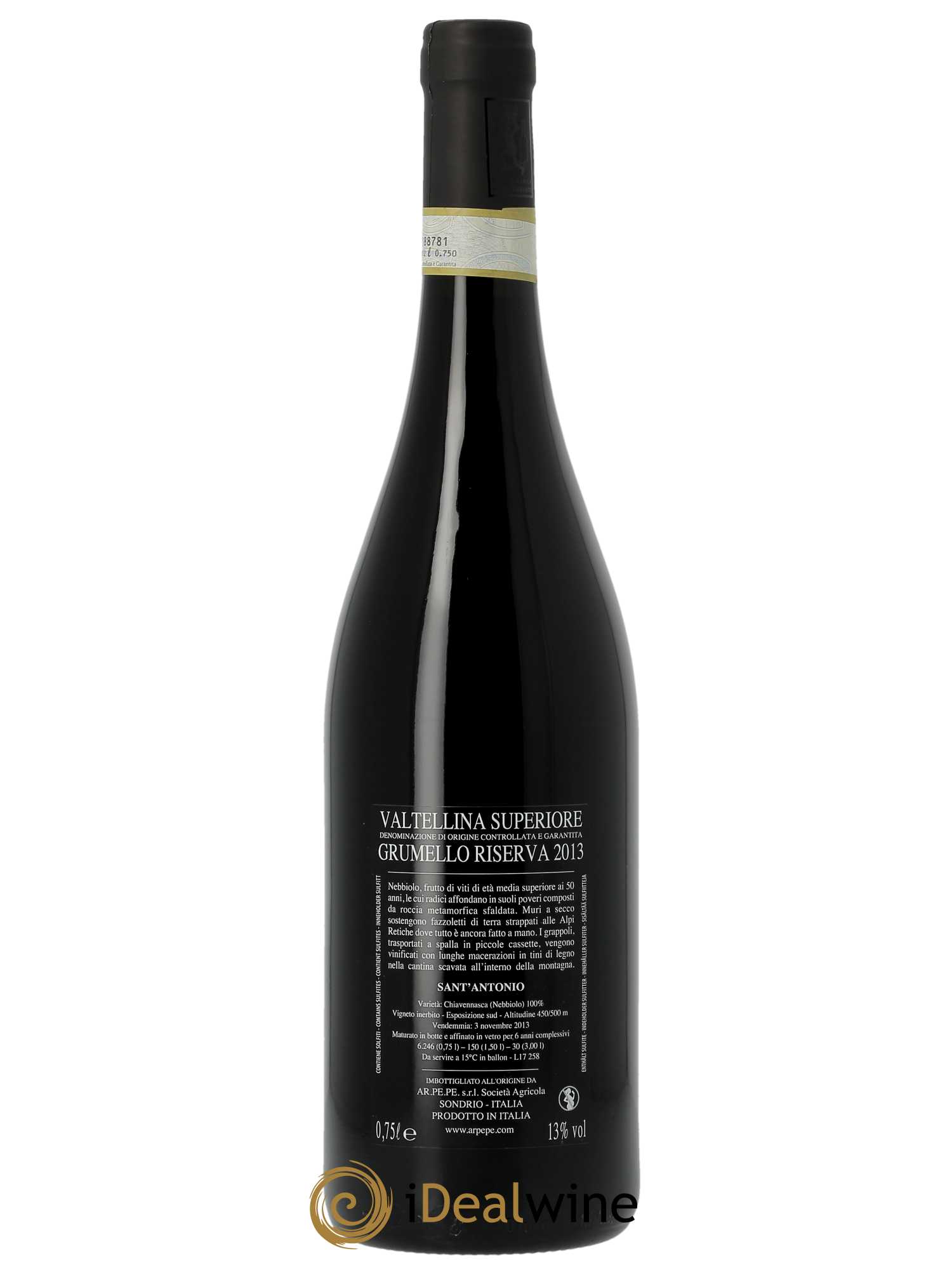Valtellina Superiore DOCG Ar.Pe.Pe. Grumello Riserva Sant Antonio 2013 - Lot de 1 bouteille - 1
