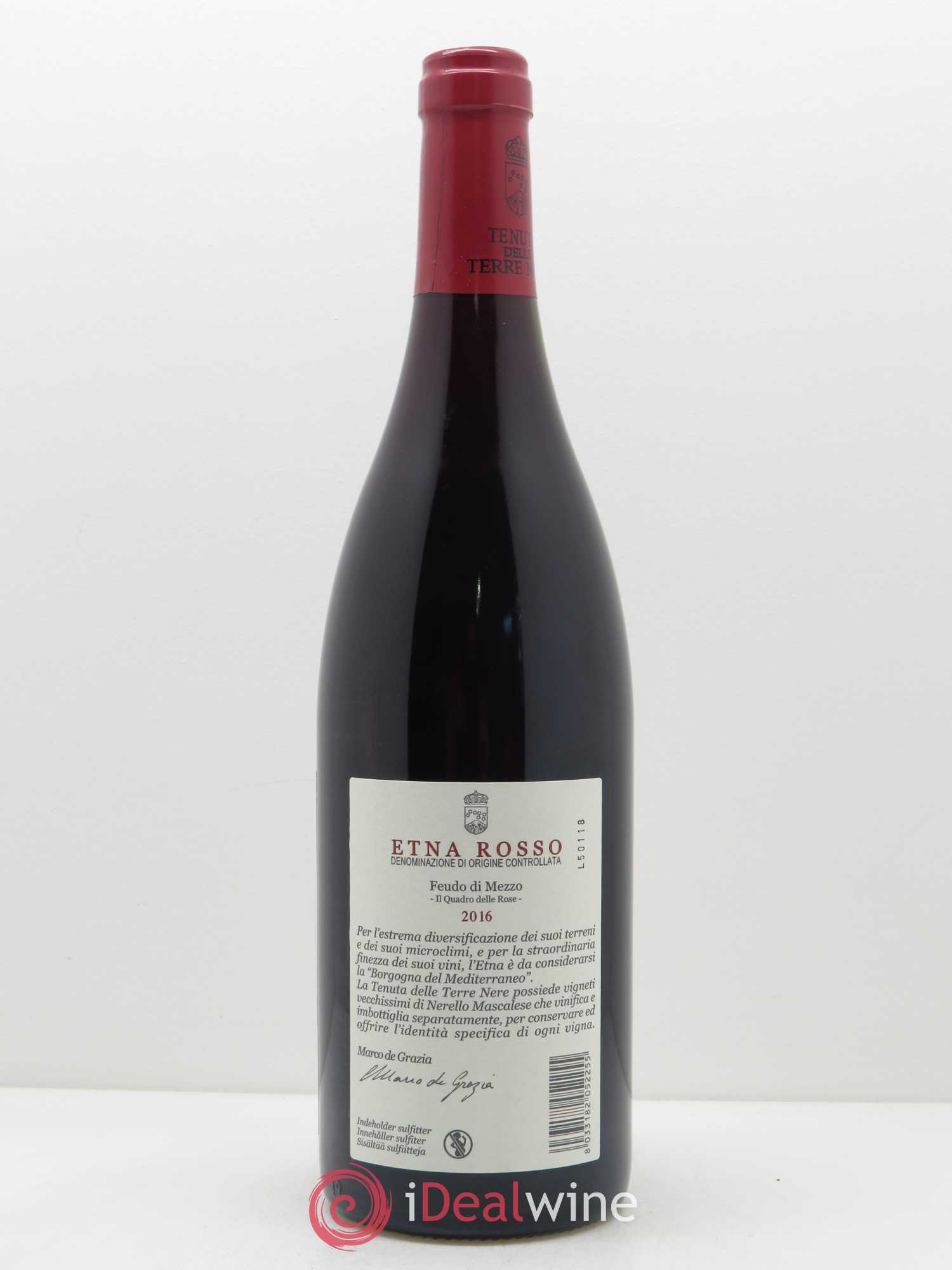 Etna Rosso DOC Tenuta delle Terre Nere Feudo di Mezzo  2016 - Lot de 1 bouteille - 1