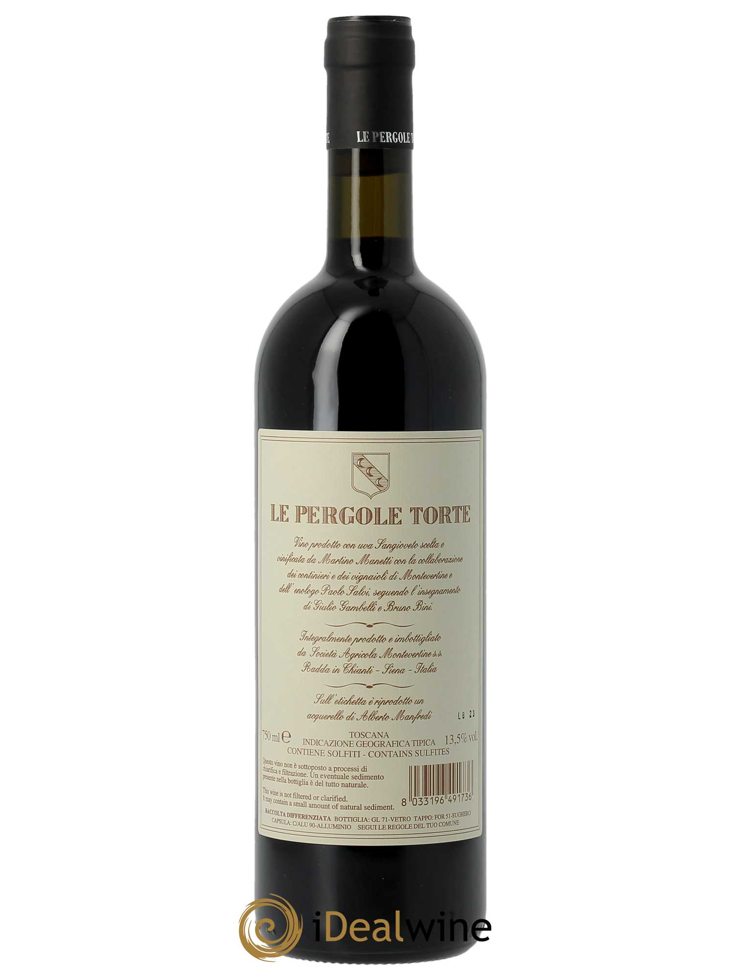 Toscana IGT Montevertine Le Pergole Torte Famille Manetti 2020 - Lot de 1 bouteille - 1