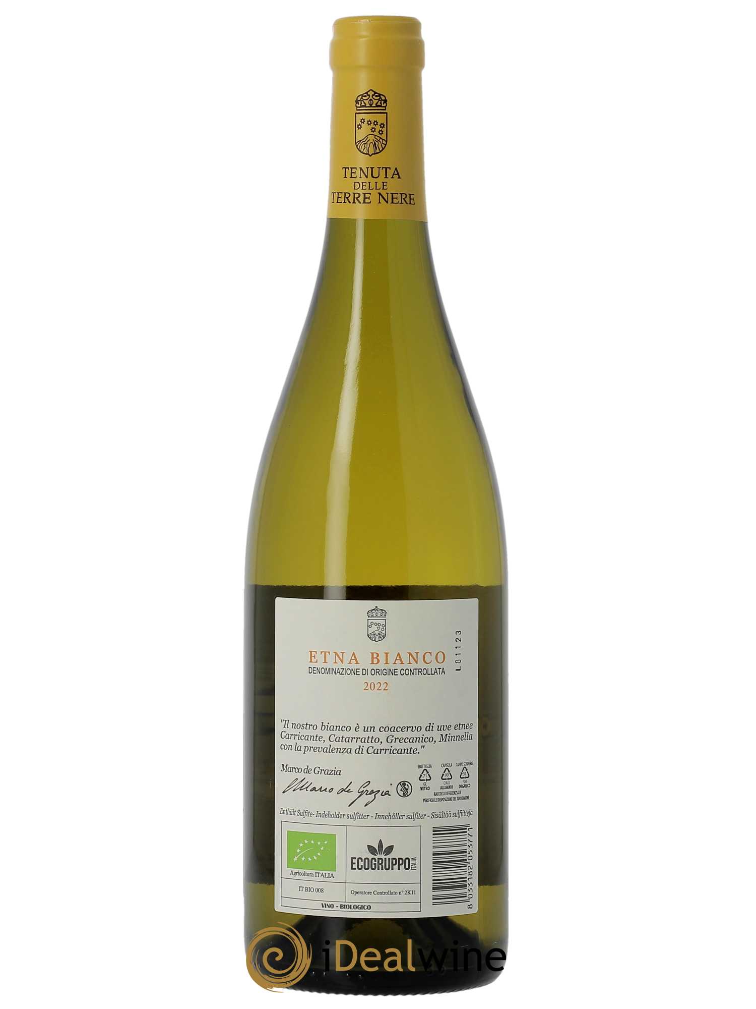 Etna Bianco DOC Tenuta delle Terre Nere 2022 - Lot of 1 bottle - 3