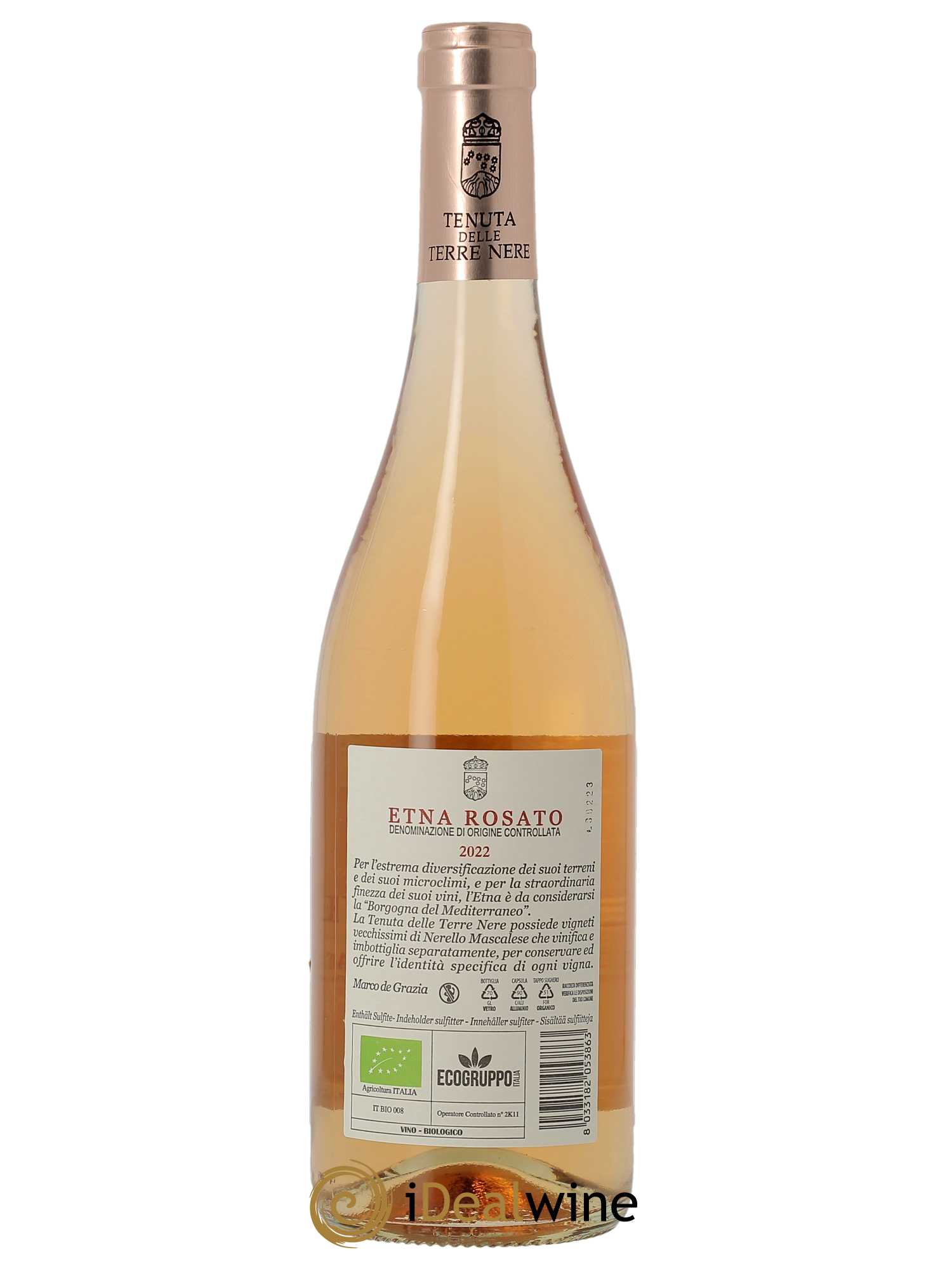 Etna Rosato DOC Tenuta delle Terre Nere  2022 - Lotto di 1 bottiglia - 3