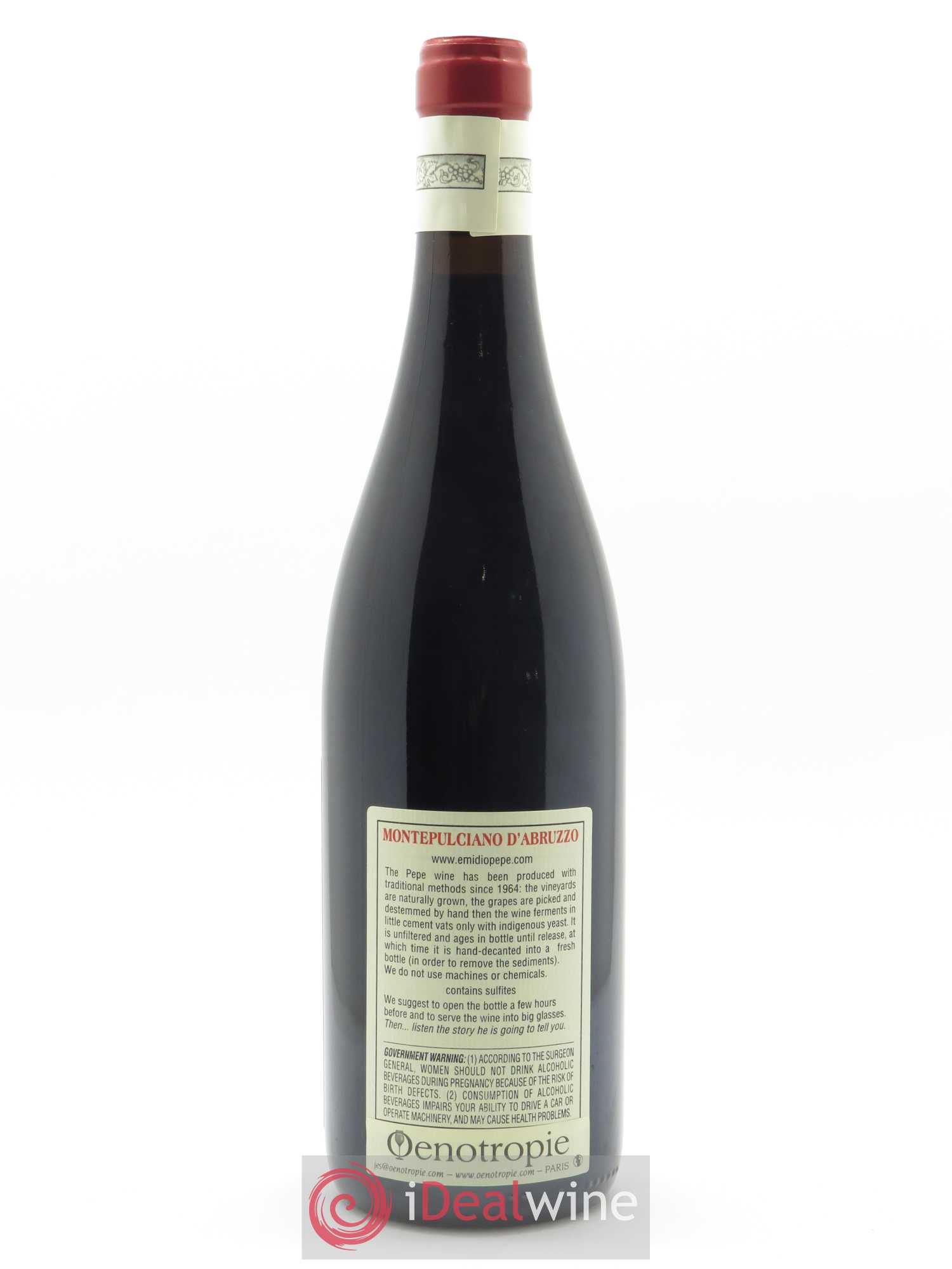 Montepulciano d'Abruzzo DOC Riserva Vecchie Viti Emidio Pepe 2015 - Lot de 1 bouteille - 1