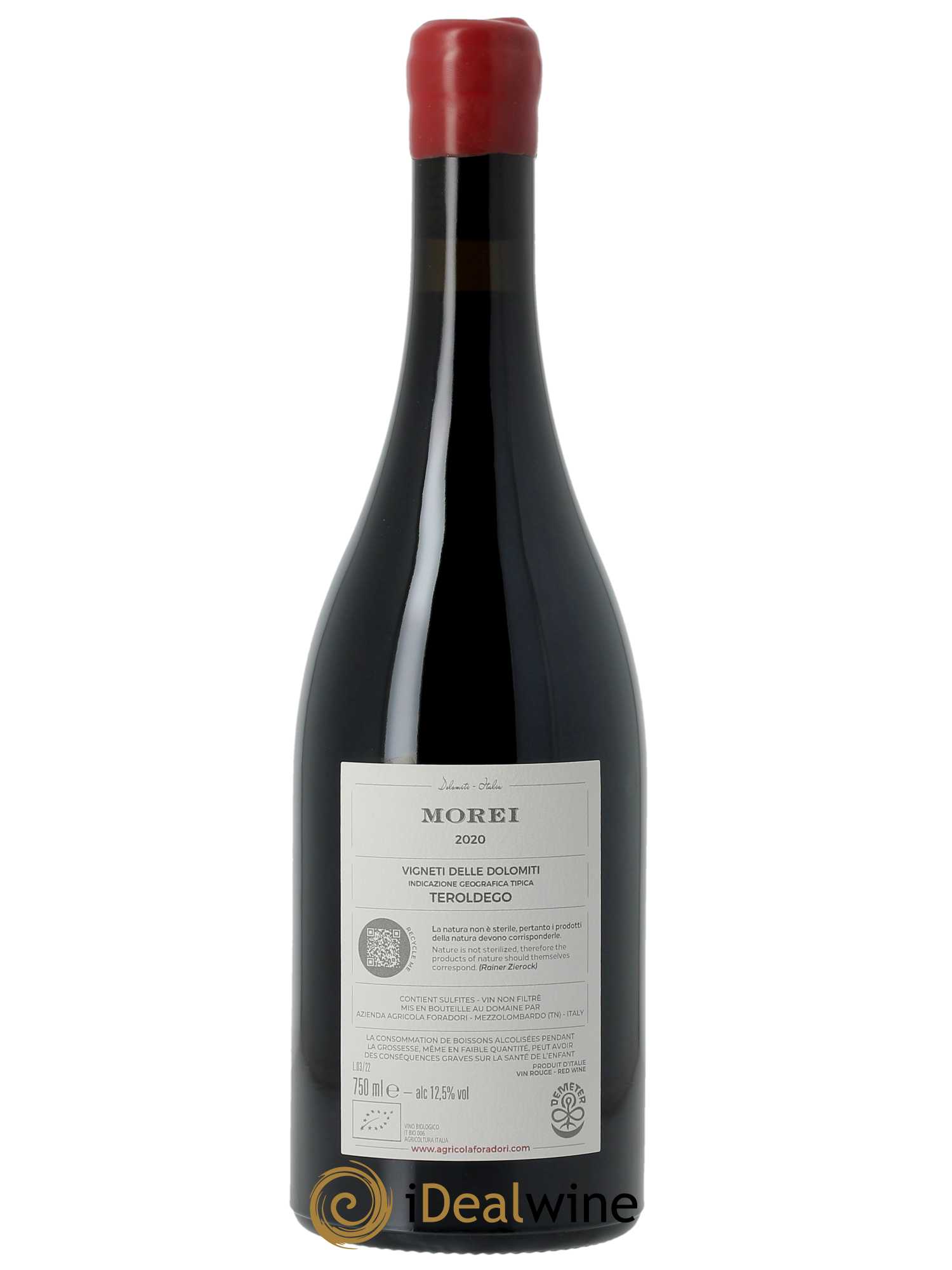 Vigneti delle Dolomiti IGT Morei Cilindrica - Teroldego Elisabetta Foradori 2020 - Lot of 1 bottle - 1