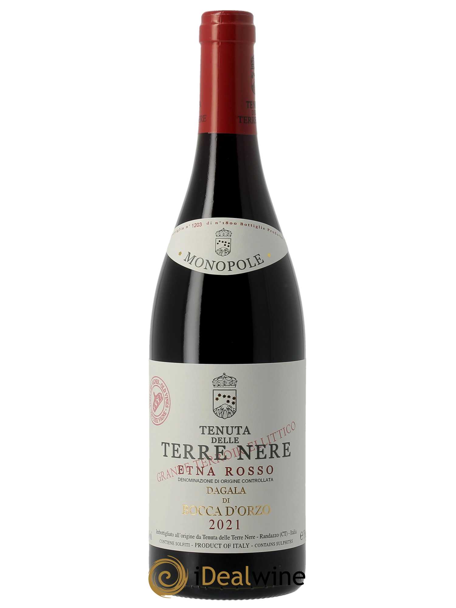 Etna Rosso DOC Tenuta delle Terre Nere Dagala di Bocca d'Orzo 2021 - Lot of 1 bottle - 0