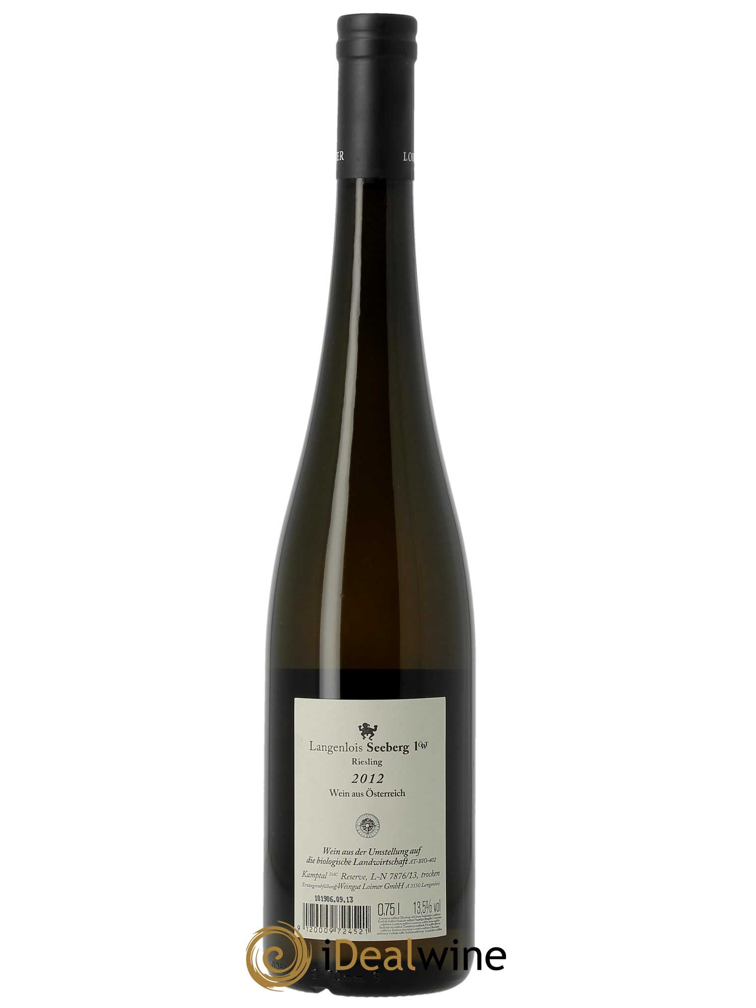 Riesling Loimer Seeberg 2012 - Lot of 1 bottle - 1