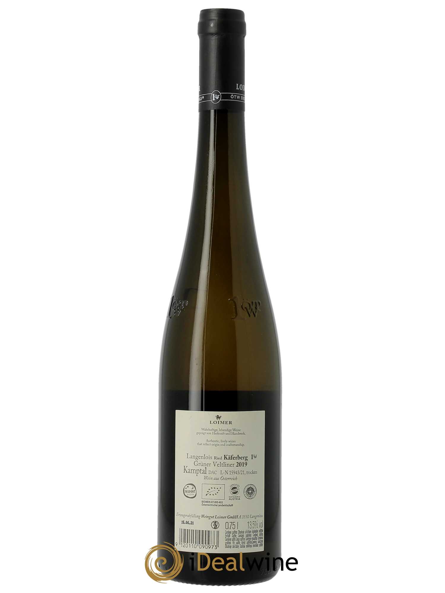 Grüner Veltliner Loimer Käferberg 2019 - Lot of 1 bottle - 1