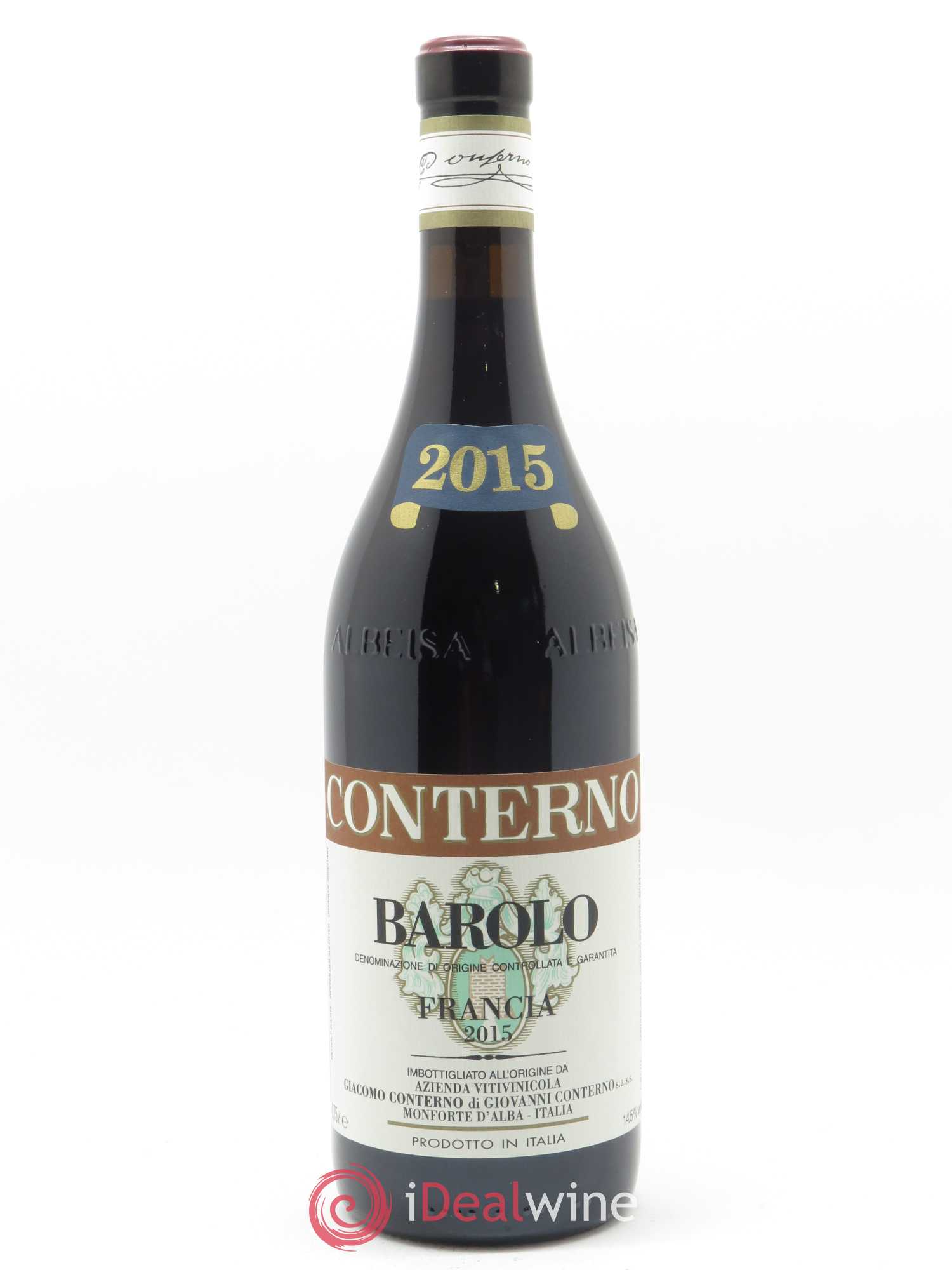 Barolo DOCG Cascina Francia Giacomo Conterno 2015 - Lot de 1 bouteille - 0