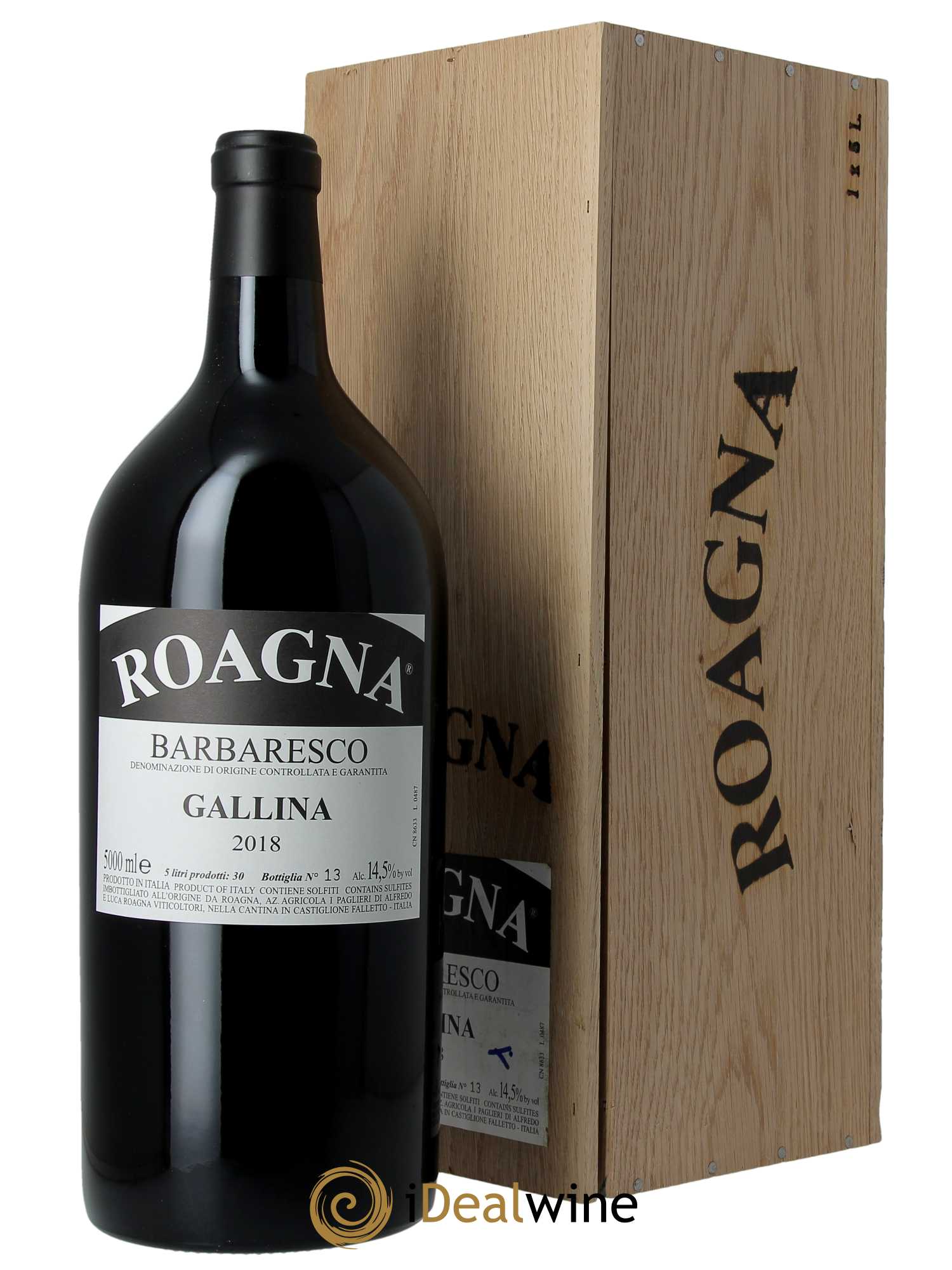 Barbaresco DOCG Gallina Roagna 2018 - Lotto di 1 jéroboam - 0