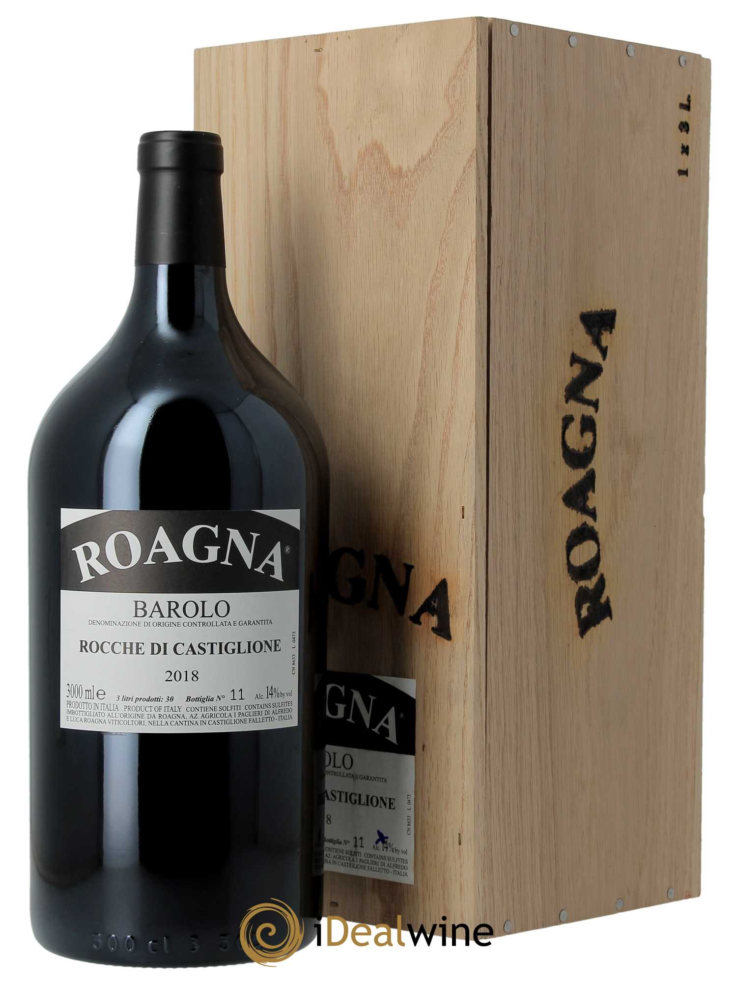 Barolo DOCG Rocche di Castiglione Roagna 2018 - Lot de 1 double magnum - 0