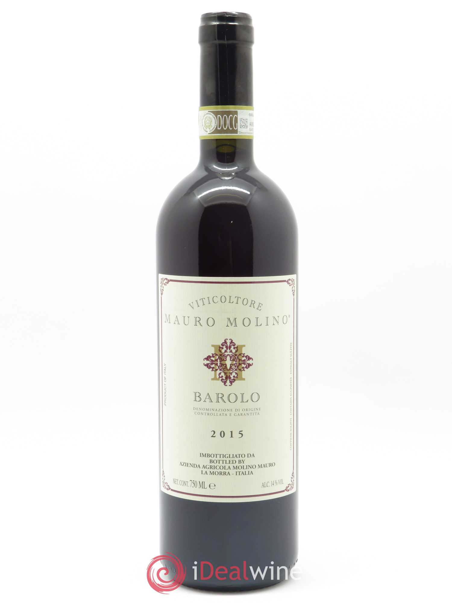 Barolo DOCG Mauro Molino 2015 - Lot de 1 bouteille - 0