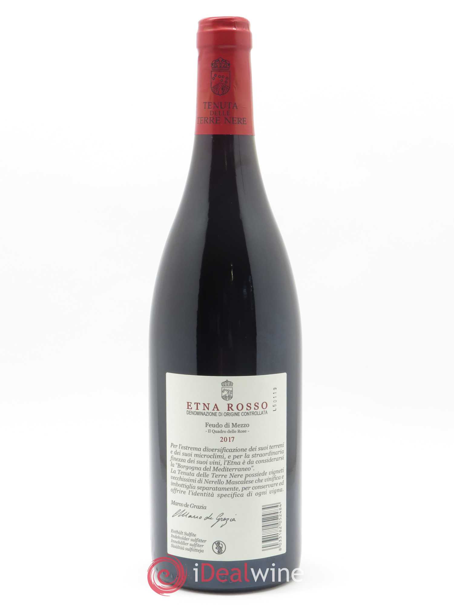 Etna Rosso DOC Tenuta delle Terre Nere Feudo di Mezzo 2017 - Lot de 1 bouteille - 1