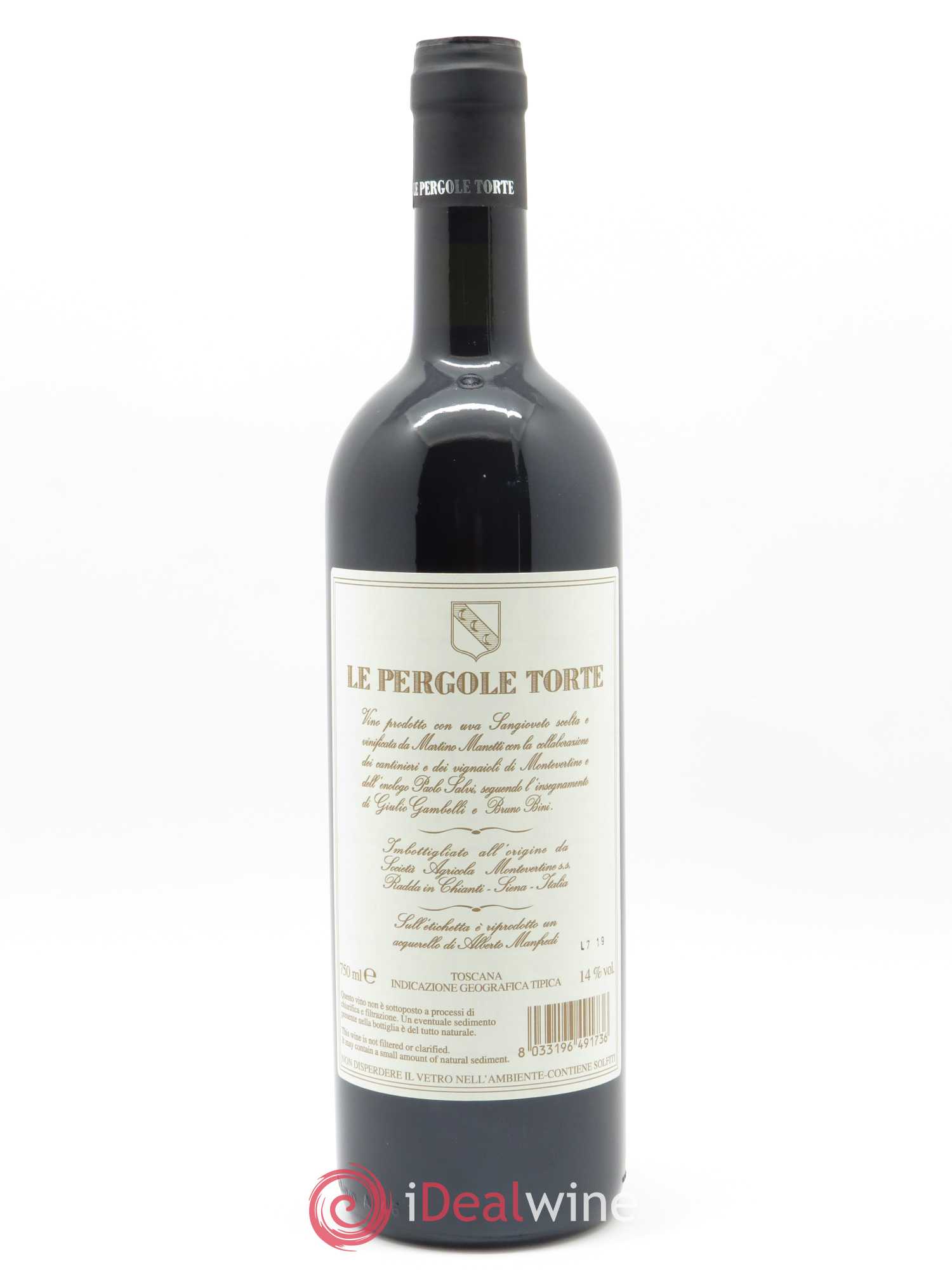 Toscana IGT Montevertine Le Pergole Torte Famille Manetti 2016 - Lot de 1 bouteille - 1