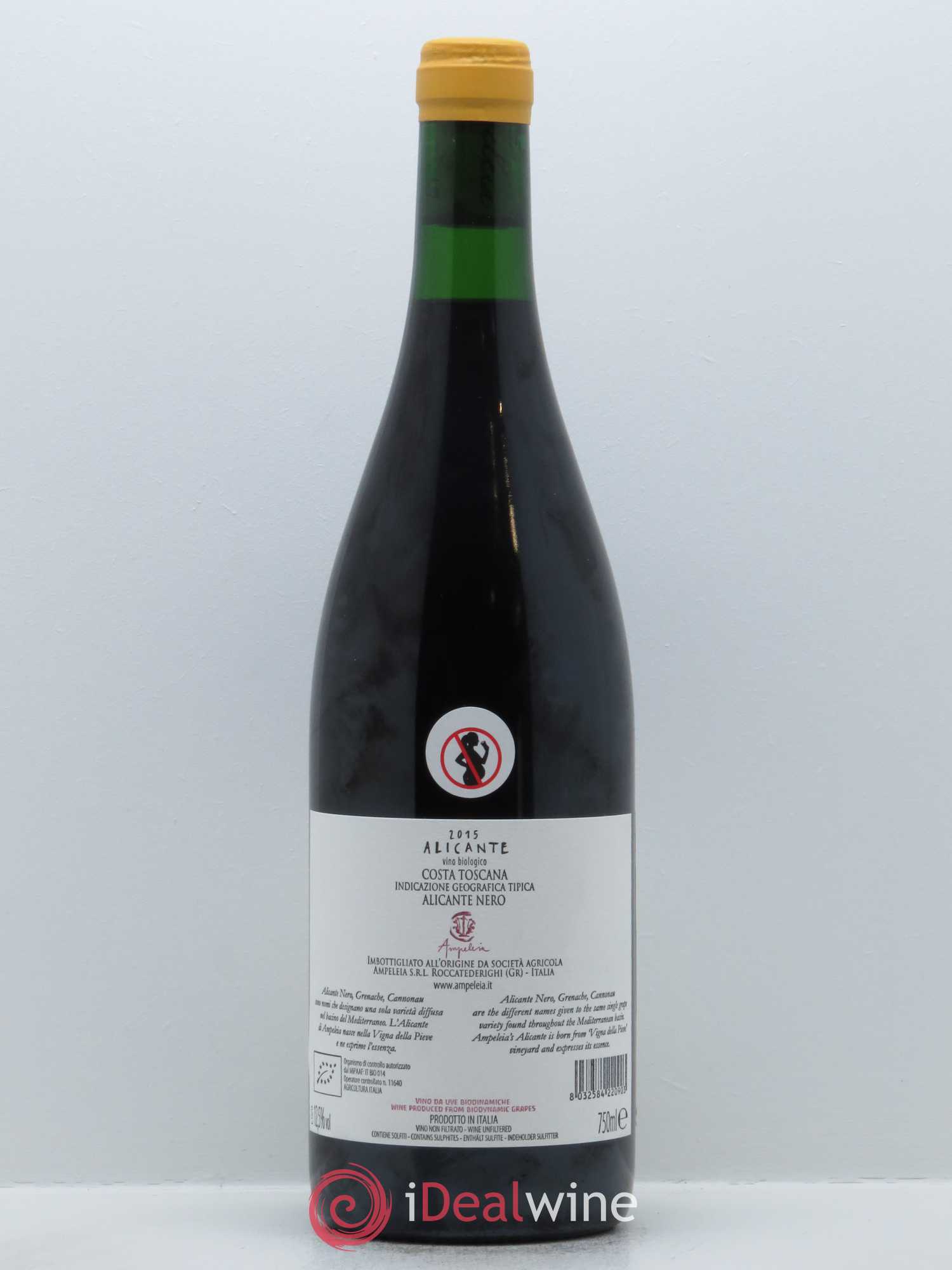 Toscana IGT Ampeleia Alicante Elisabetta Foradori 2015 - Lot de 1 bouteille - 1
