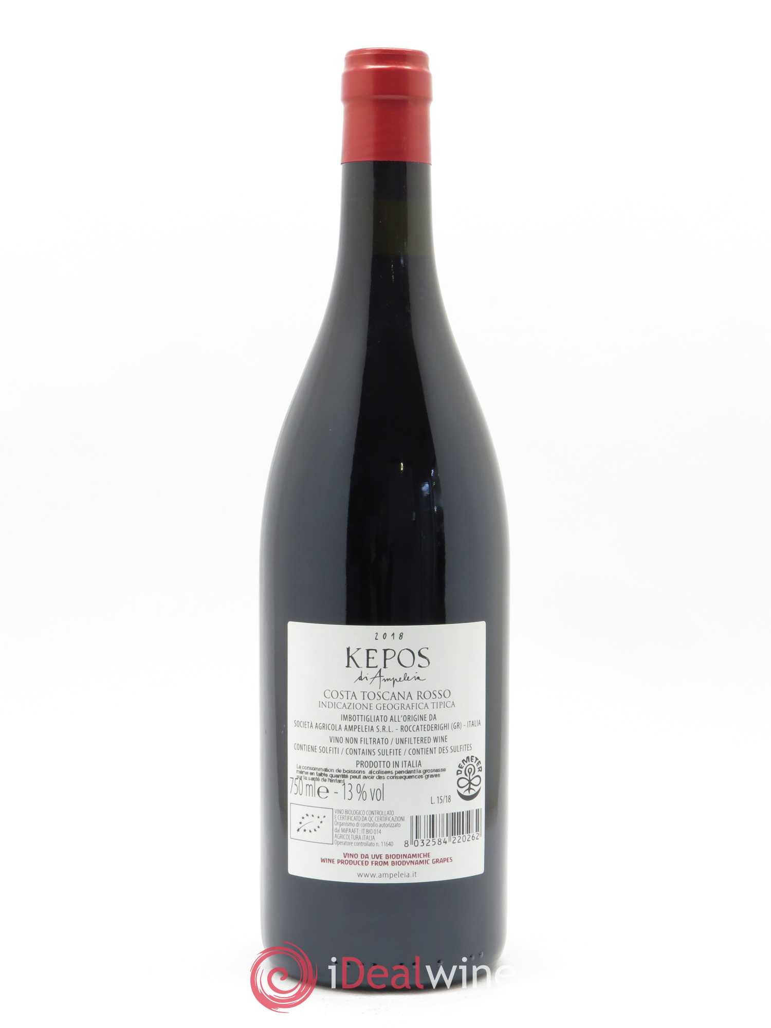 Toscana IGT Ampeleia Kepos Elisabetta Foradori 2018 - Lot de 1 bouteille - 1