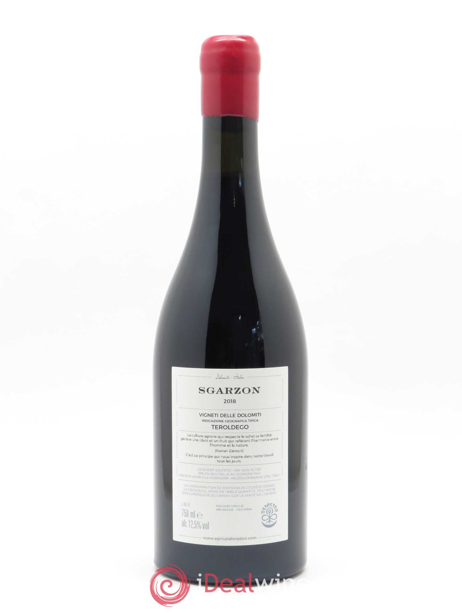 Vigneti delle Dolomiti IGT Sgarzon - Teroldego Elisabetta Foradori 2018 - Lot de 1 bouteille - 1