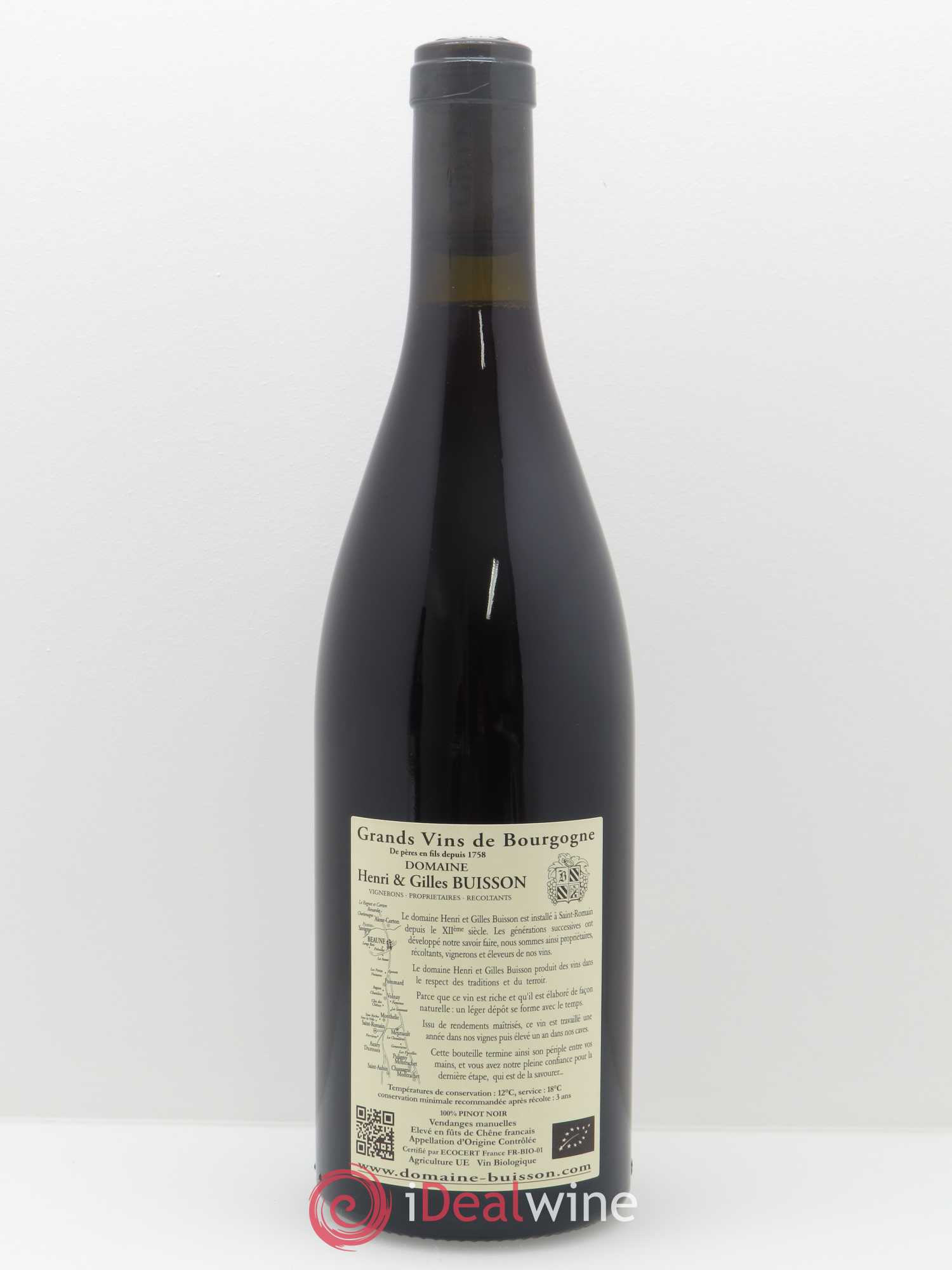 Saint-Romain Sous Roche Henri et Gilles Buisson (Domaine) 2017 - Lot de 1 bouteille - 1
