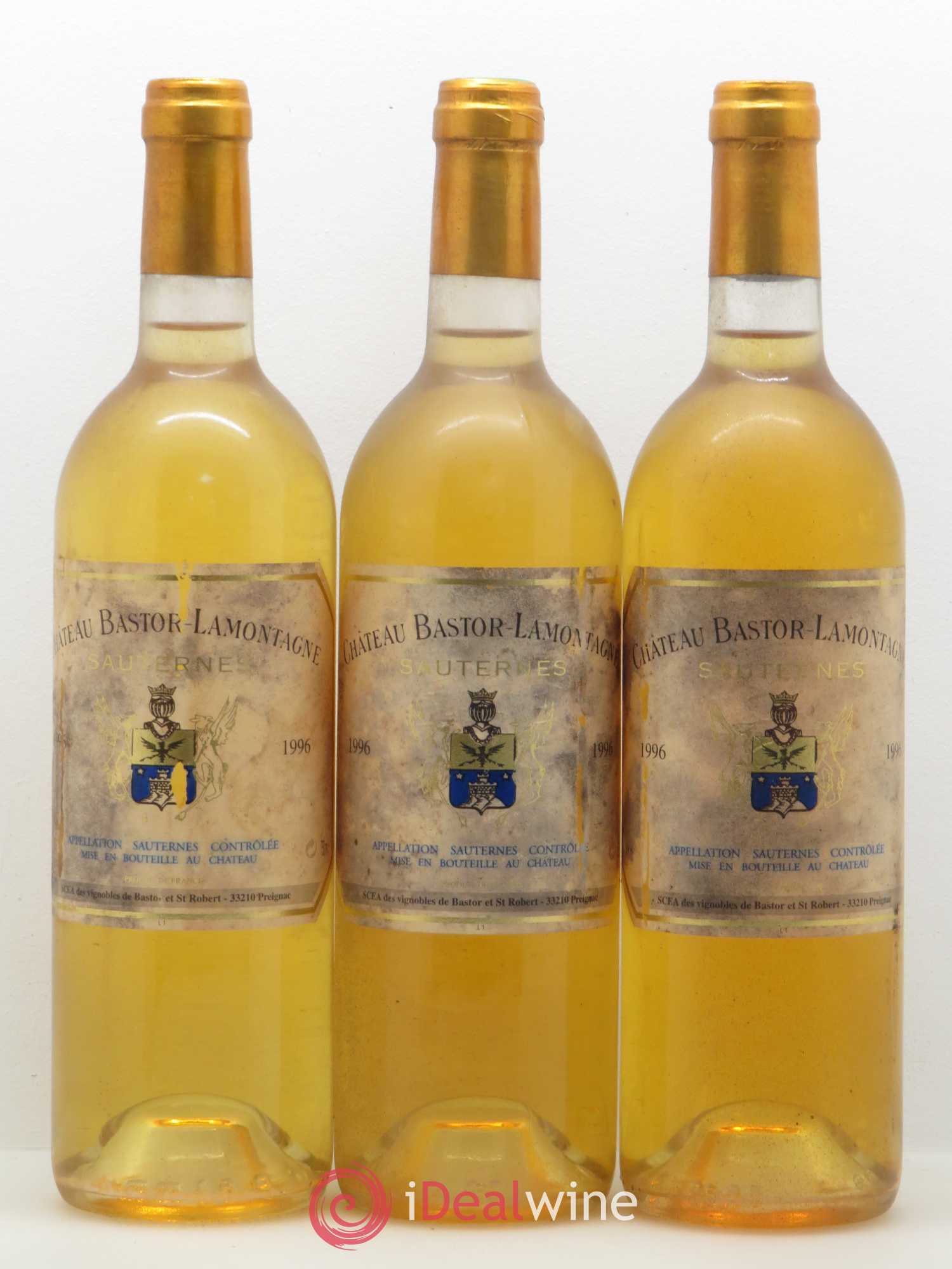 Château Bastor Lamontagne 1996 - Lotto di 12 bottiglie - 3