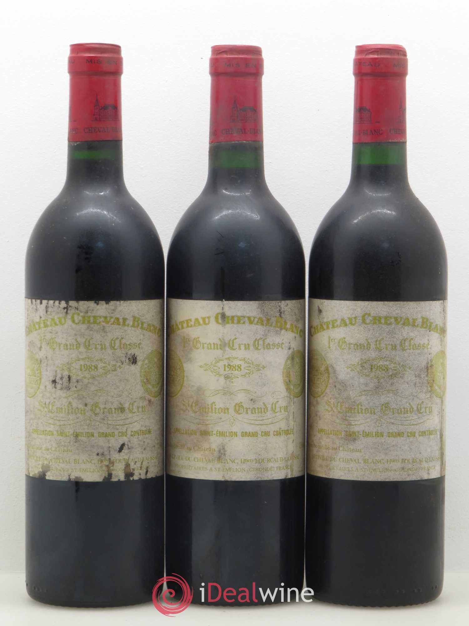 Château Cheval Blanc 1er Grand Cru Classé A 1988 - Lot de 12 bouteilles - 3