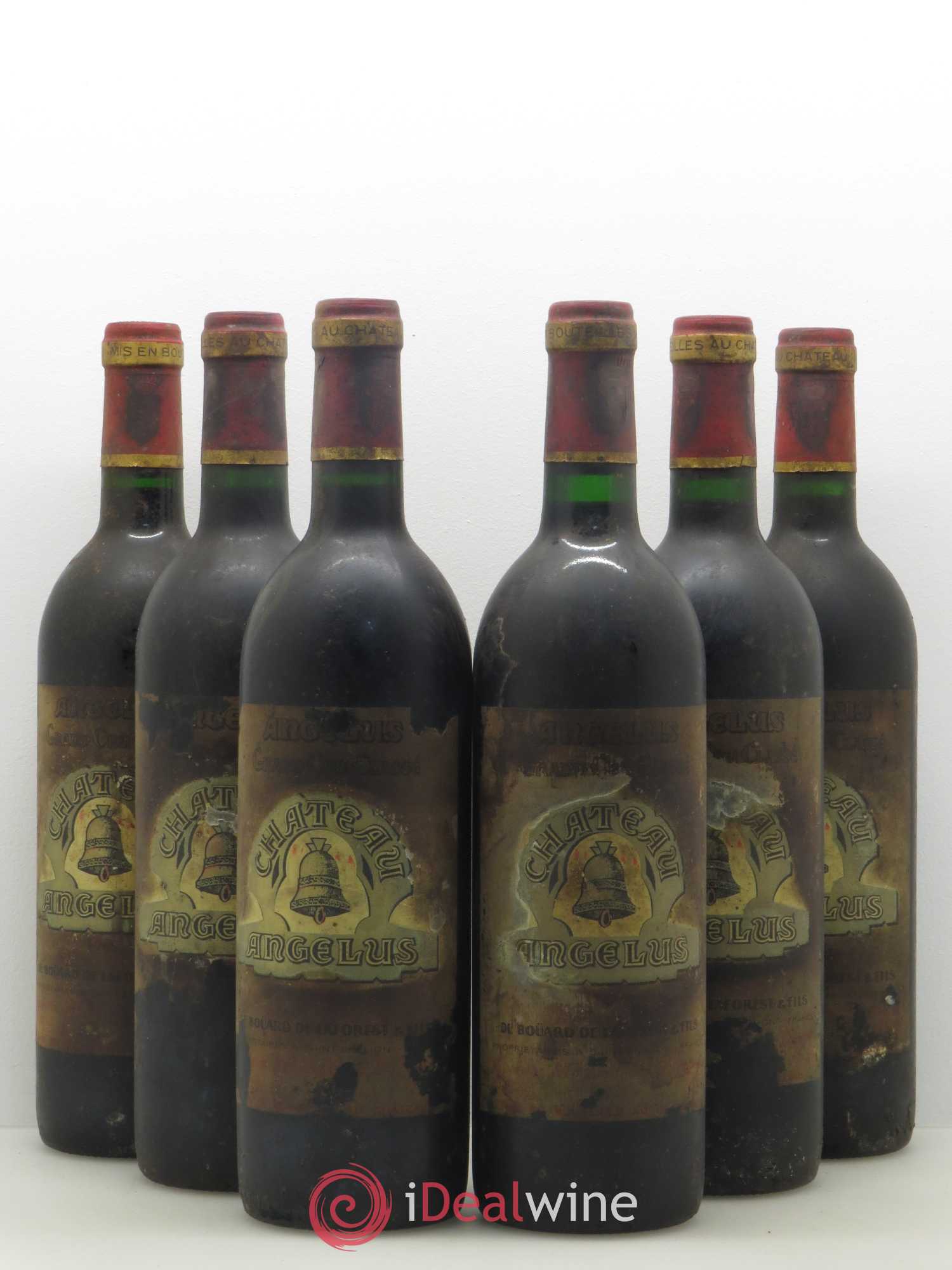 Château Angélus 1er Grand Cru Classé A 1989 - Lot de 6 bouteilles - 0