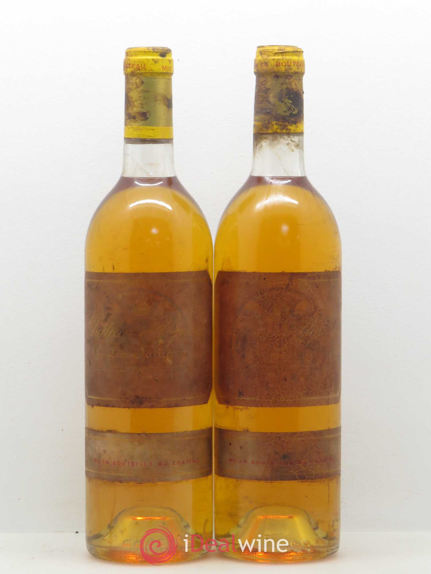 Château d' Yquem 1er Cru Classé Supérieur 1986 - Lotto di 2 bottiglie - 0