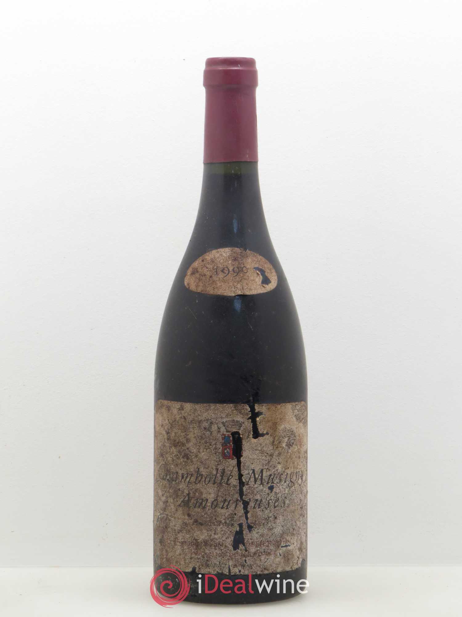 Chambolle-Musigny 1er Cru Les Amoureuses Robert Groffier Père & Fils (Domaine) 1990 - Lot de 1 bouteille - 0