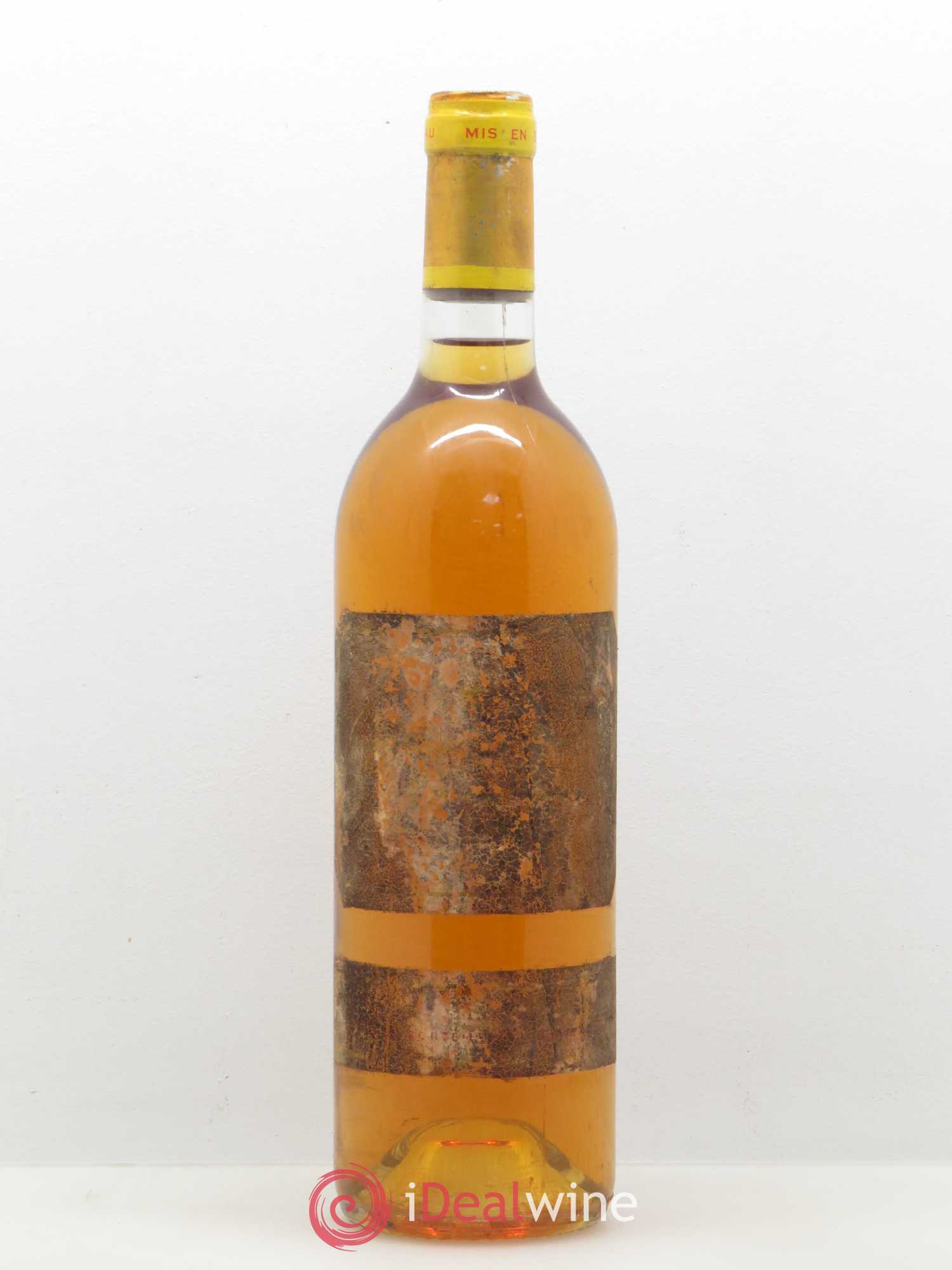 Château d' Yquem 1er Cru Classé Supérieur 1989 - Lot de 1 bouteille - 0