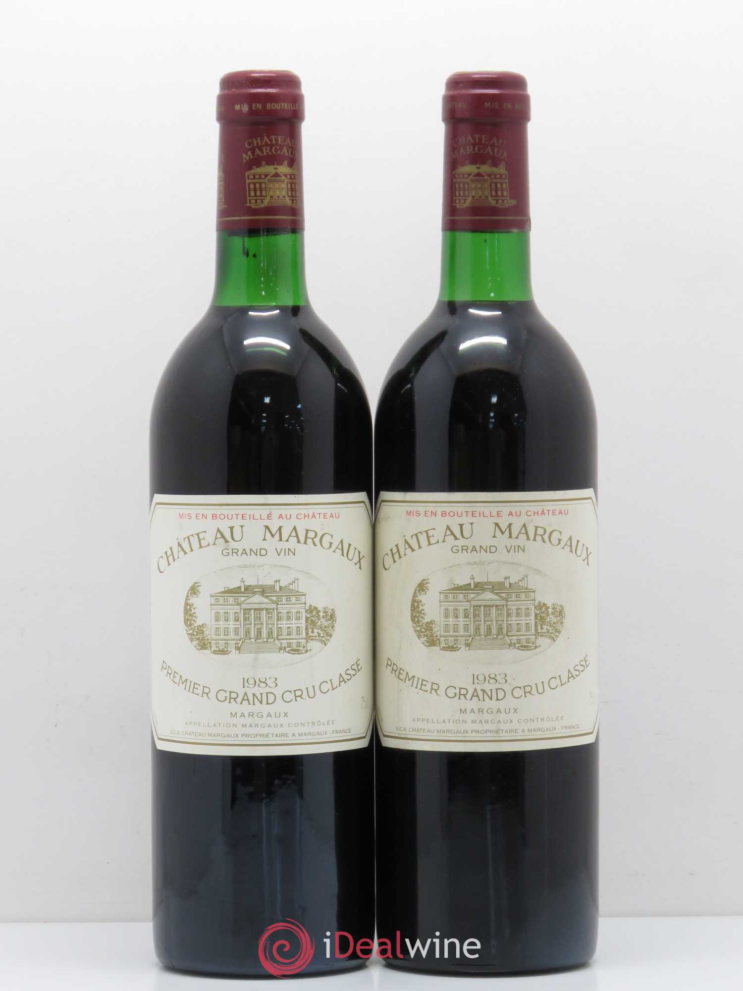 Château Margaux 1er Grand Cru Classé 1983 - Lot de 2 bouteilles - 0