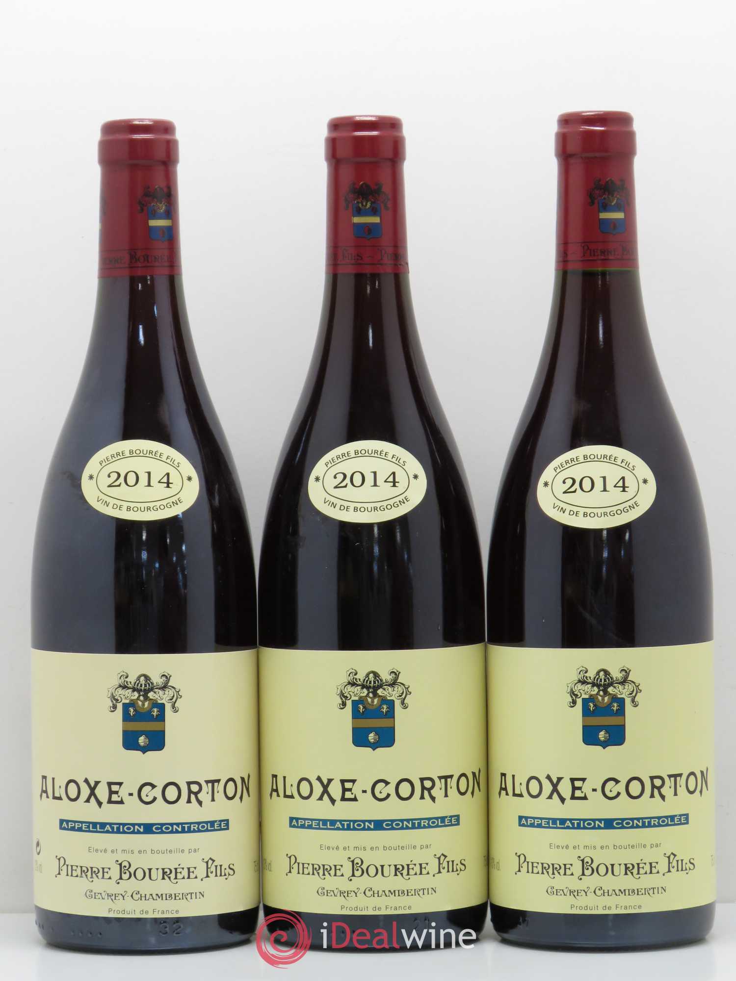 Aloxe-Corton Domaine Pierre Bouréee Fils 2014 - Posten von 3 Flaschen - 0