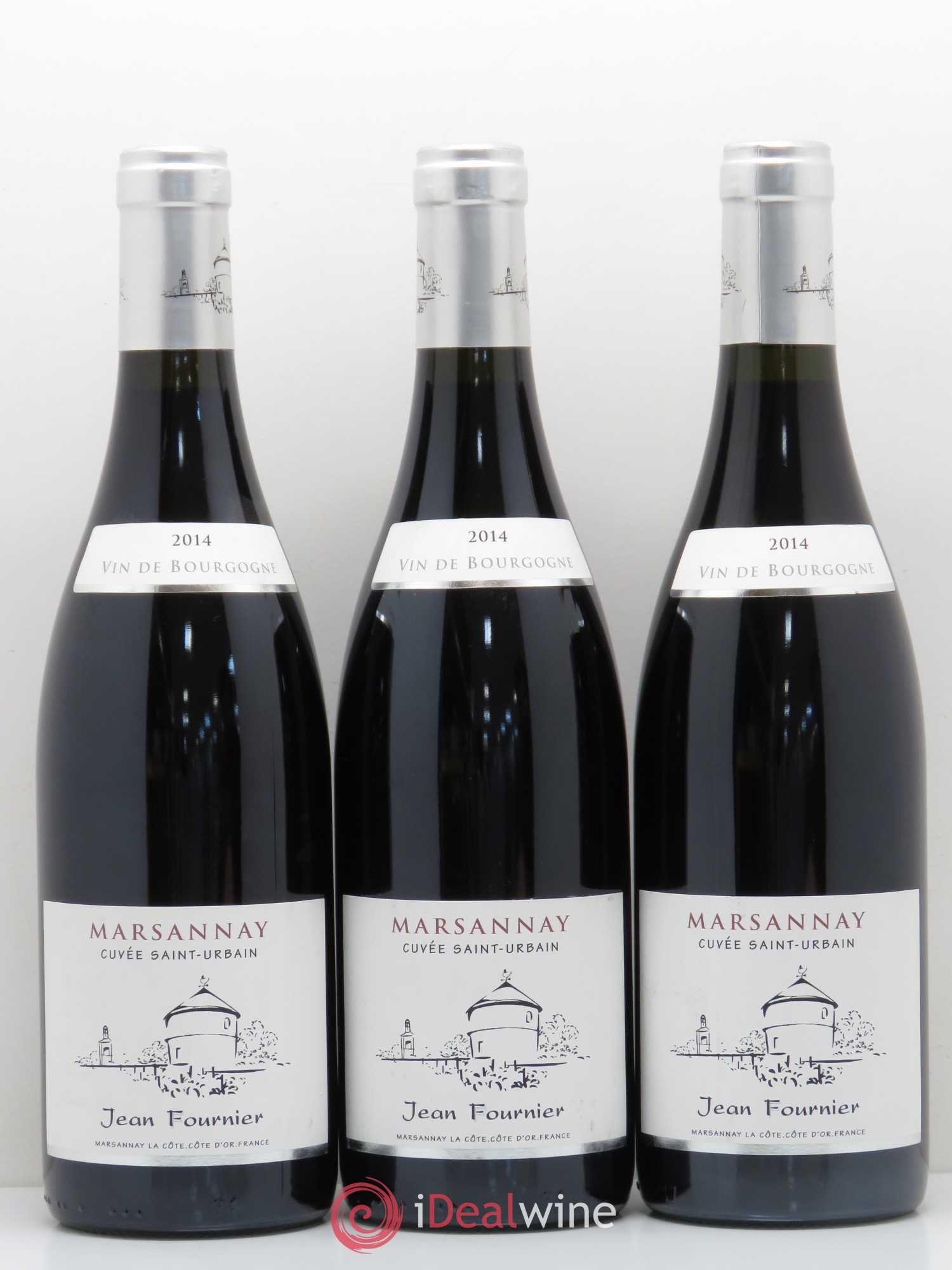Marsannay Clos Saint-Urbain Jean Fournier (Domaine) 2014 - Lot de 3 bouteilles - 0
