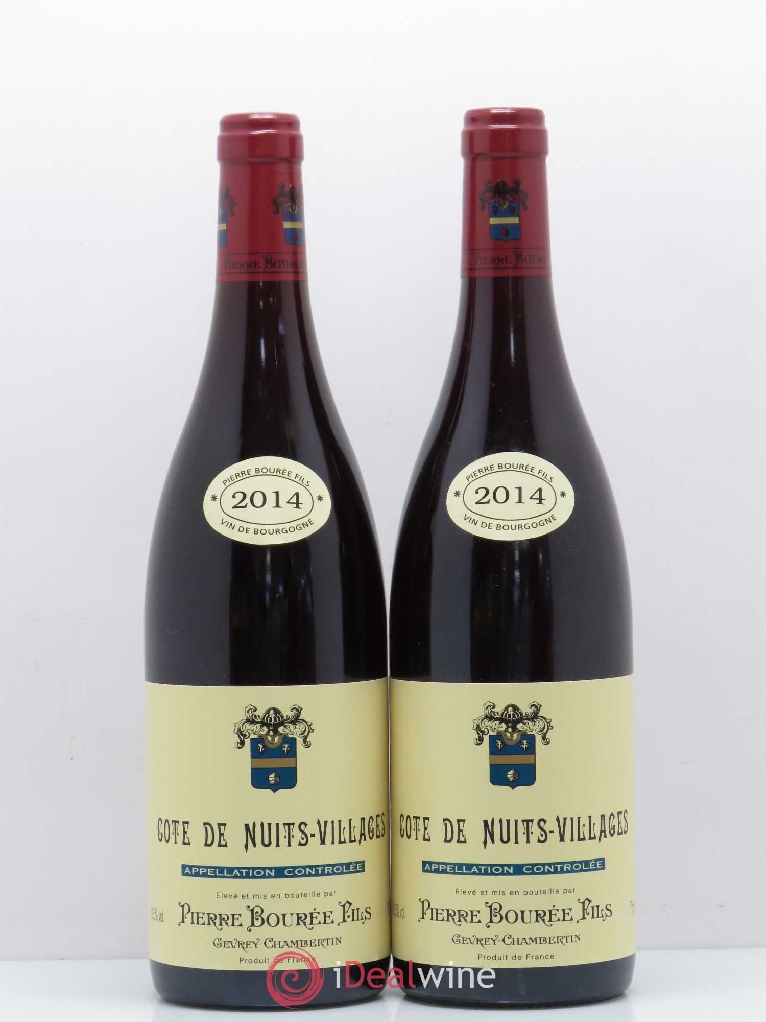 Côte de Nuits-Villages Domaine Pierre Bouréee Fils 2014 - Posten von 2 Flaschen - 0