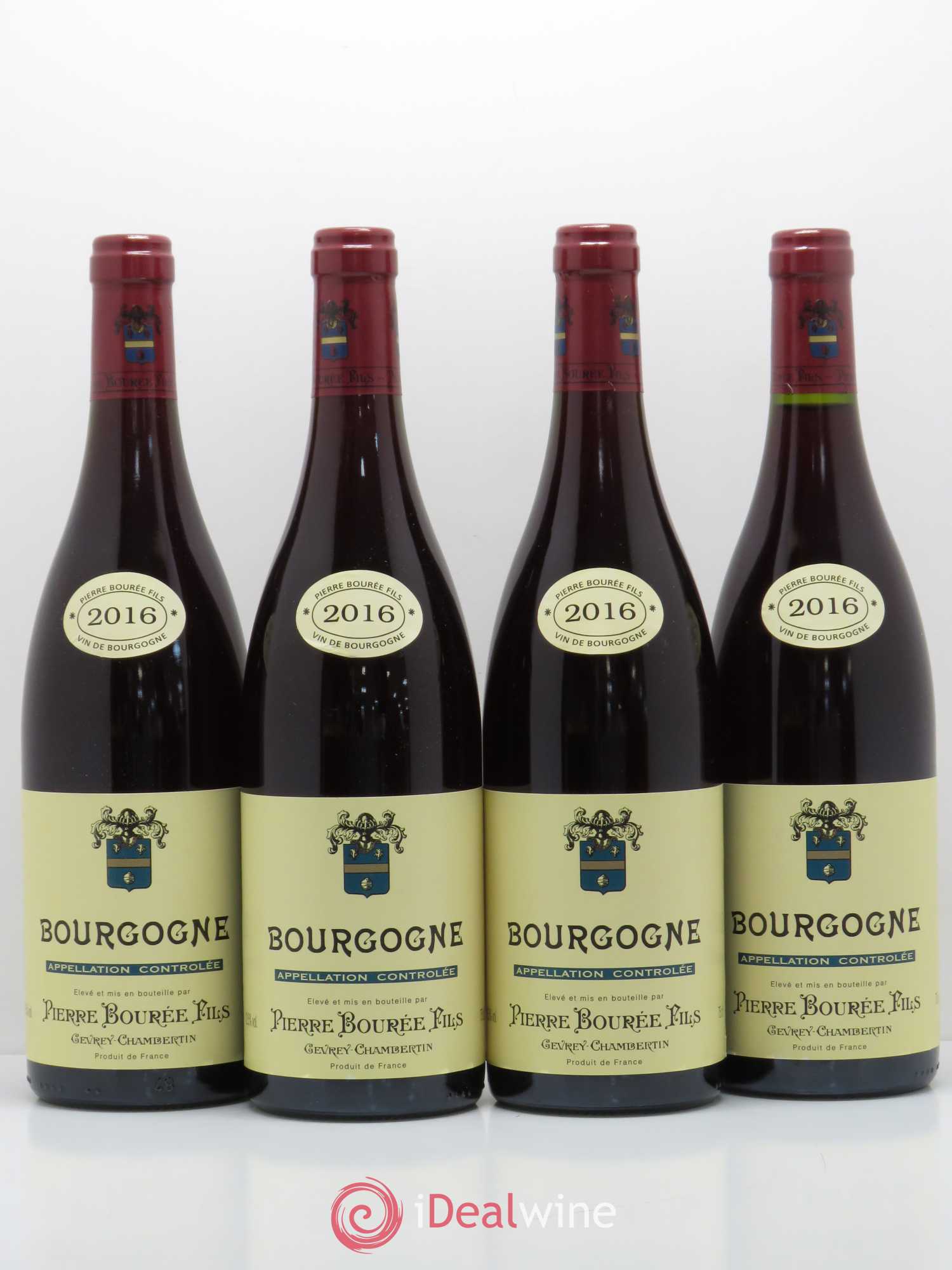 Bourgogne Domaine Pierre Bouréee Fils (sans prix de réserve) 2016 - Posten von 4 Flaschen - 0