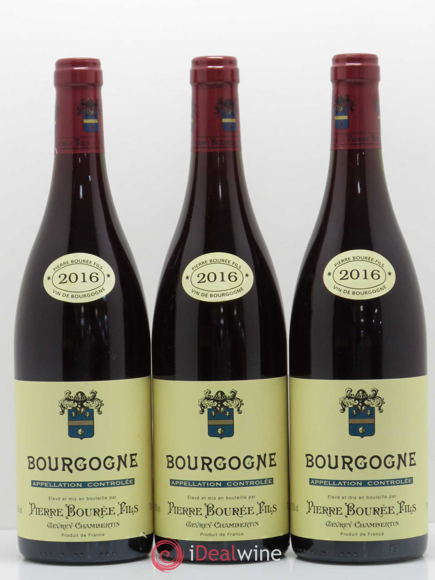 Bourgogne Domaine Pierre Bouréee Fils 2016 - Posten von 3 Flaschen - 0