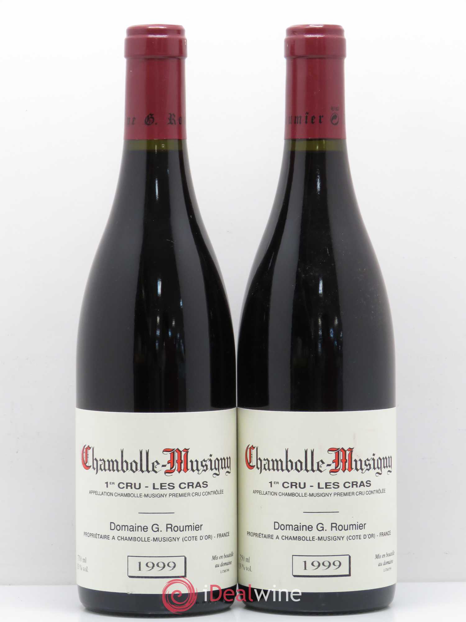 Chambolle-Musigny 1er Cru Les Cras Georges Roumier (Domaine) 1999 - Lot de 2 bouteilles - 0