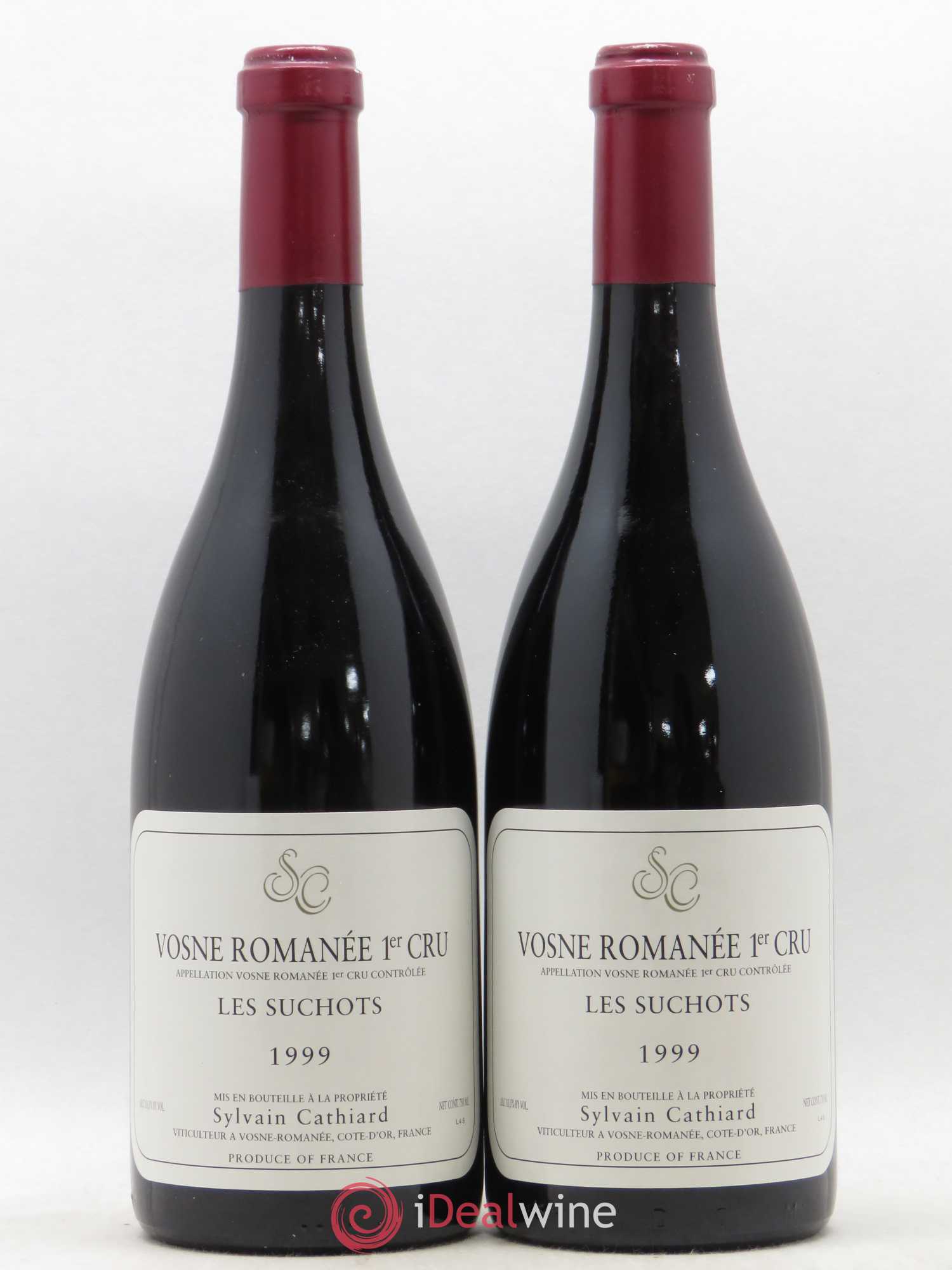 Vosne-Romanée 1er Cru Les Suchots Sylvain Cathiard & Fils 1999 - Lot de 2 bouteilles - 0