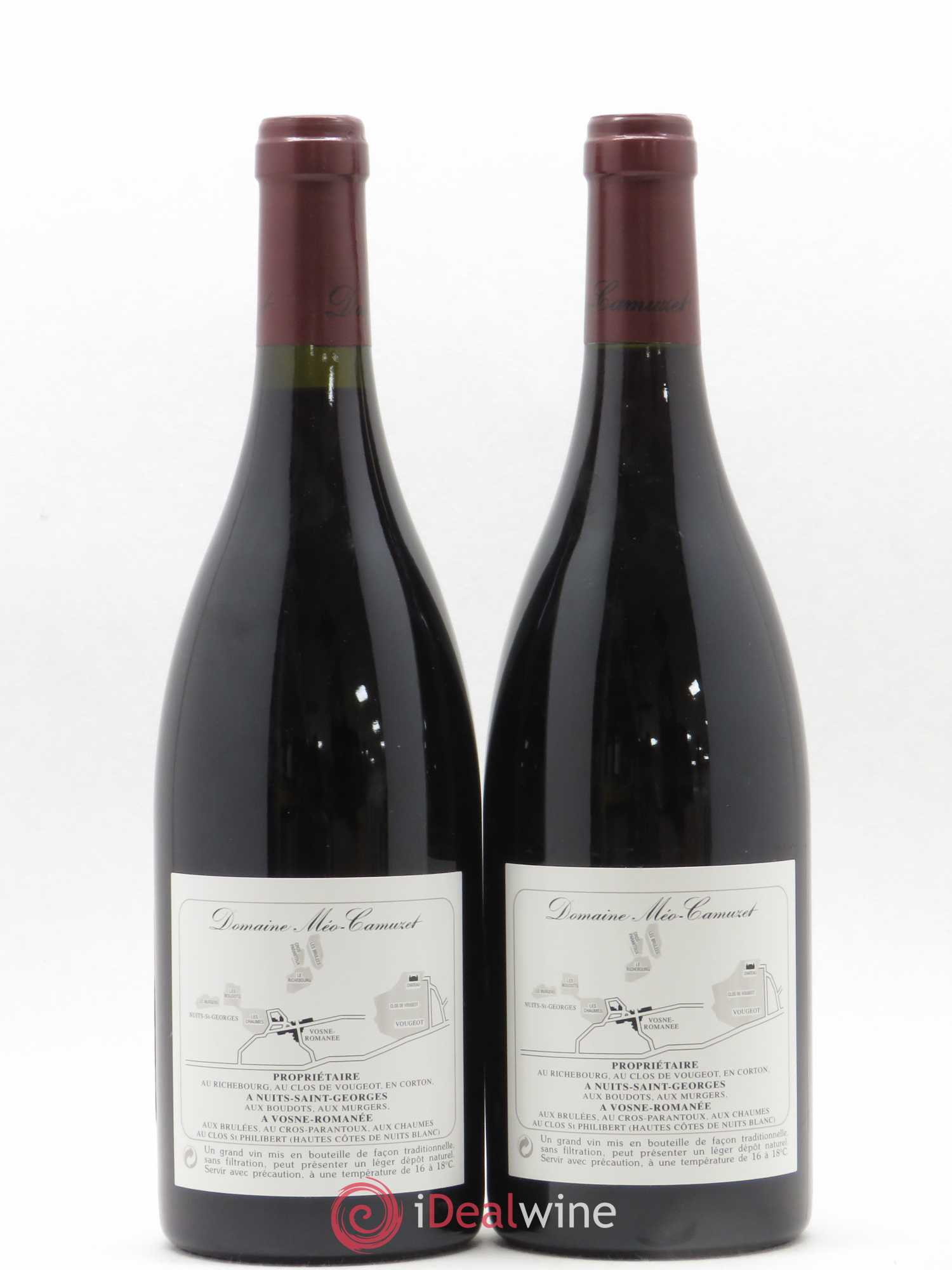 Clos de Vougeot Grand Cru Méo-Camuzet (Domaine) 1995 - Lot de 2 bouteilles - 1